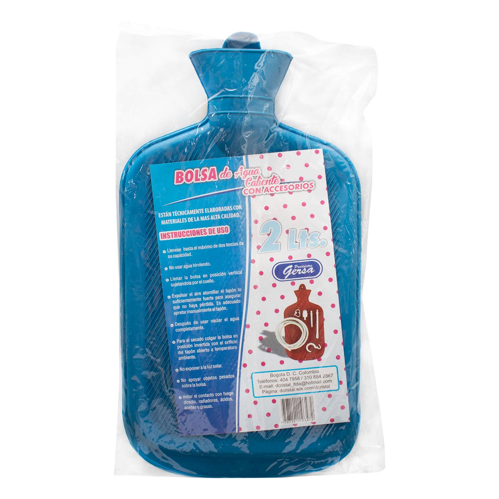 Bolsa de Agua Caliente de Cristal con Accesorios – D-Cristal