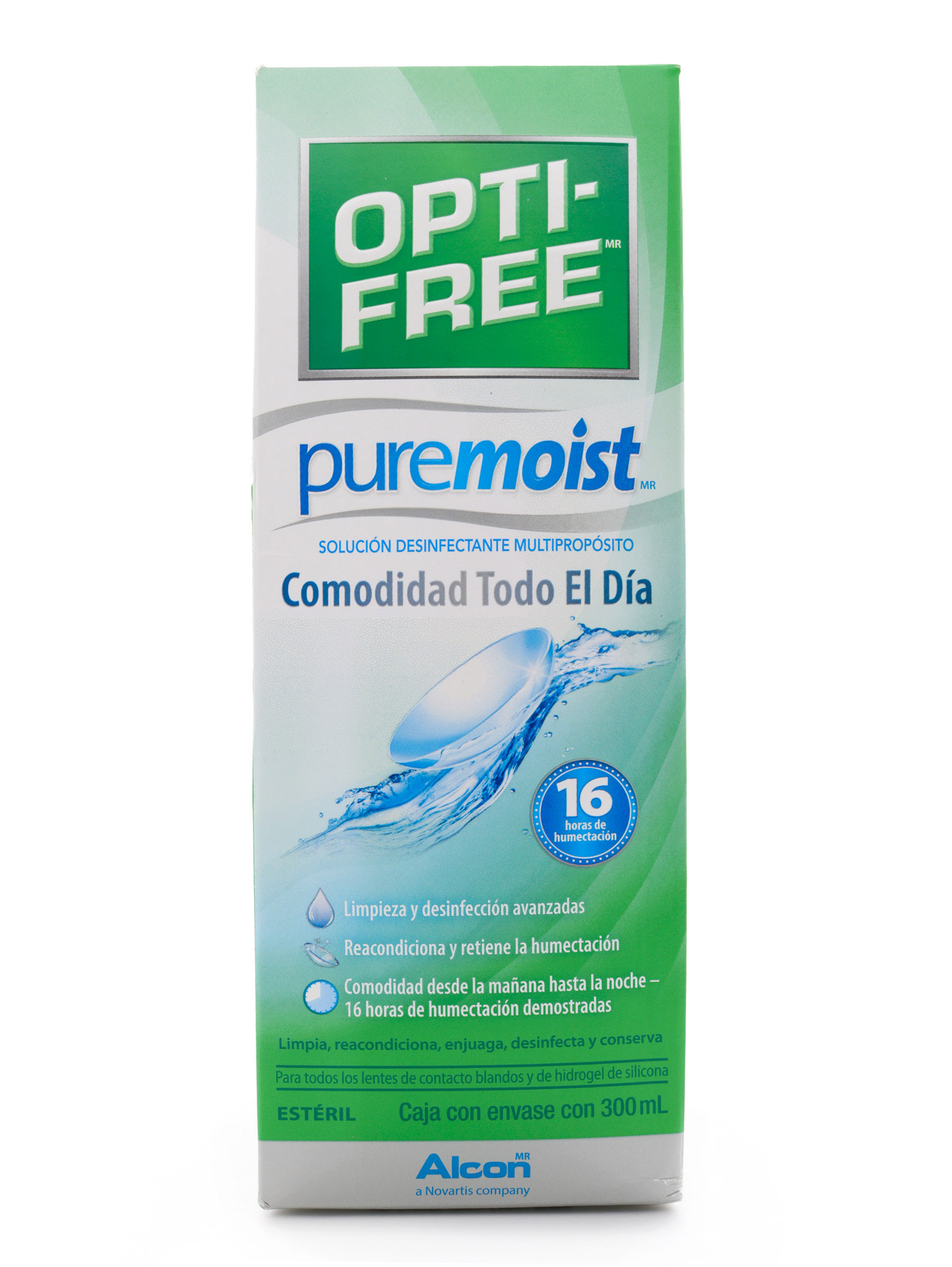 OptiFree PureMoist 300 ml – solución para lentes