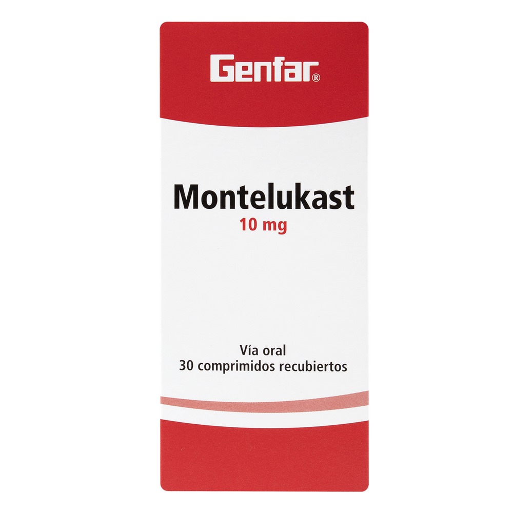 Montelukast 10 mg, 30 tabletas GF(M)62874