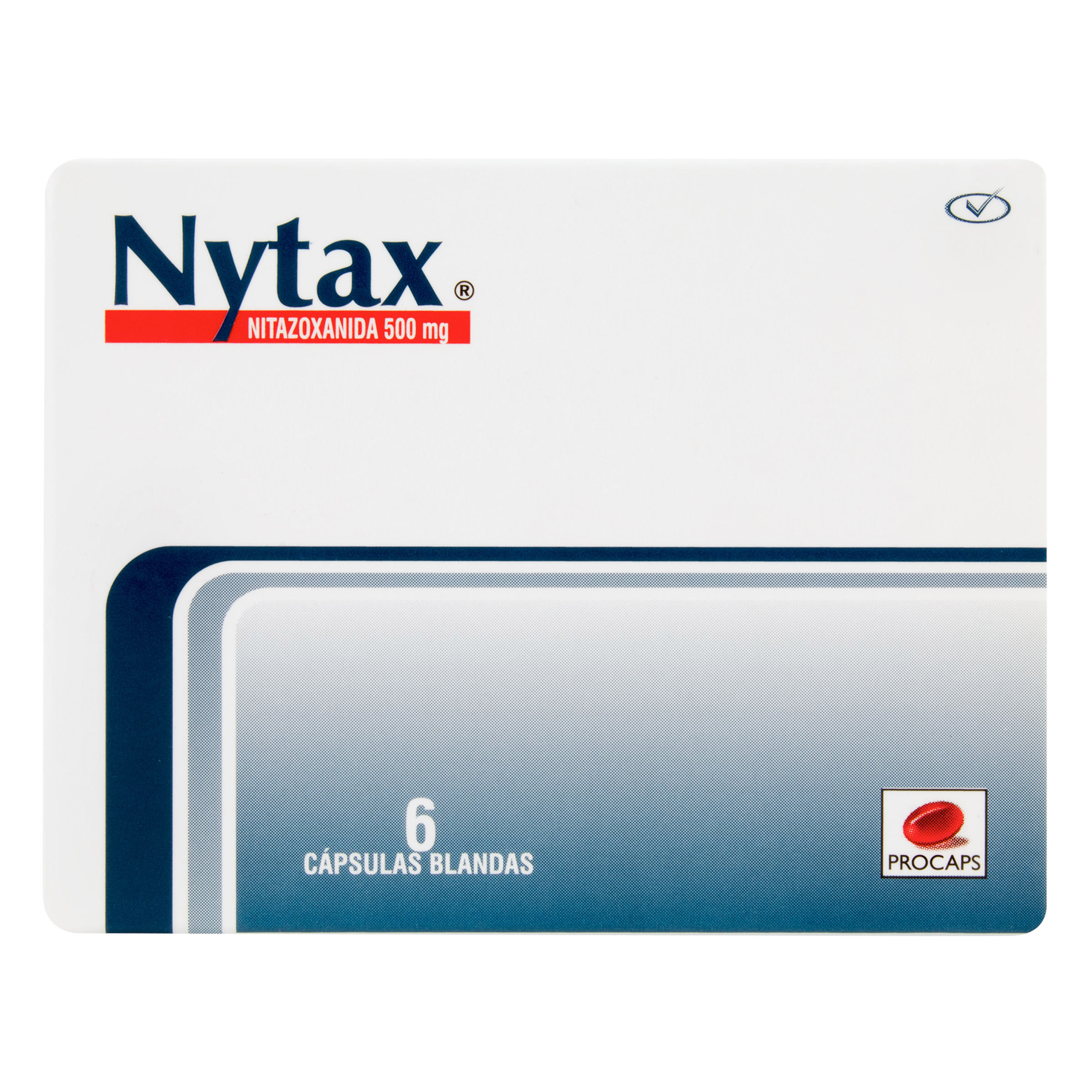 Nitazoxanida 500 mg, NYTAX | 6 cápsulas