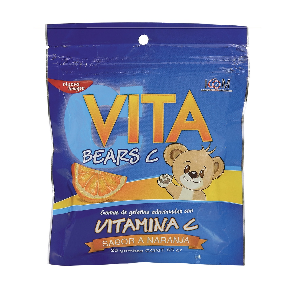 Gomitas Vitabears Naranja con Vitamina C ICOM 25 ud