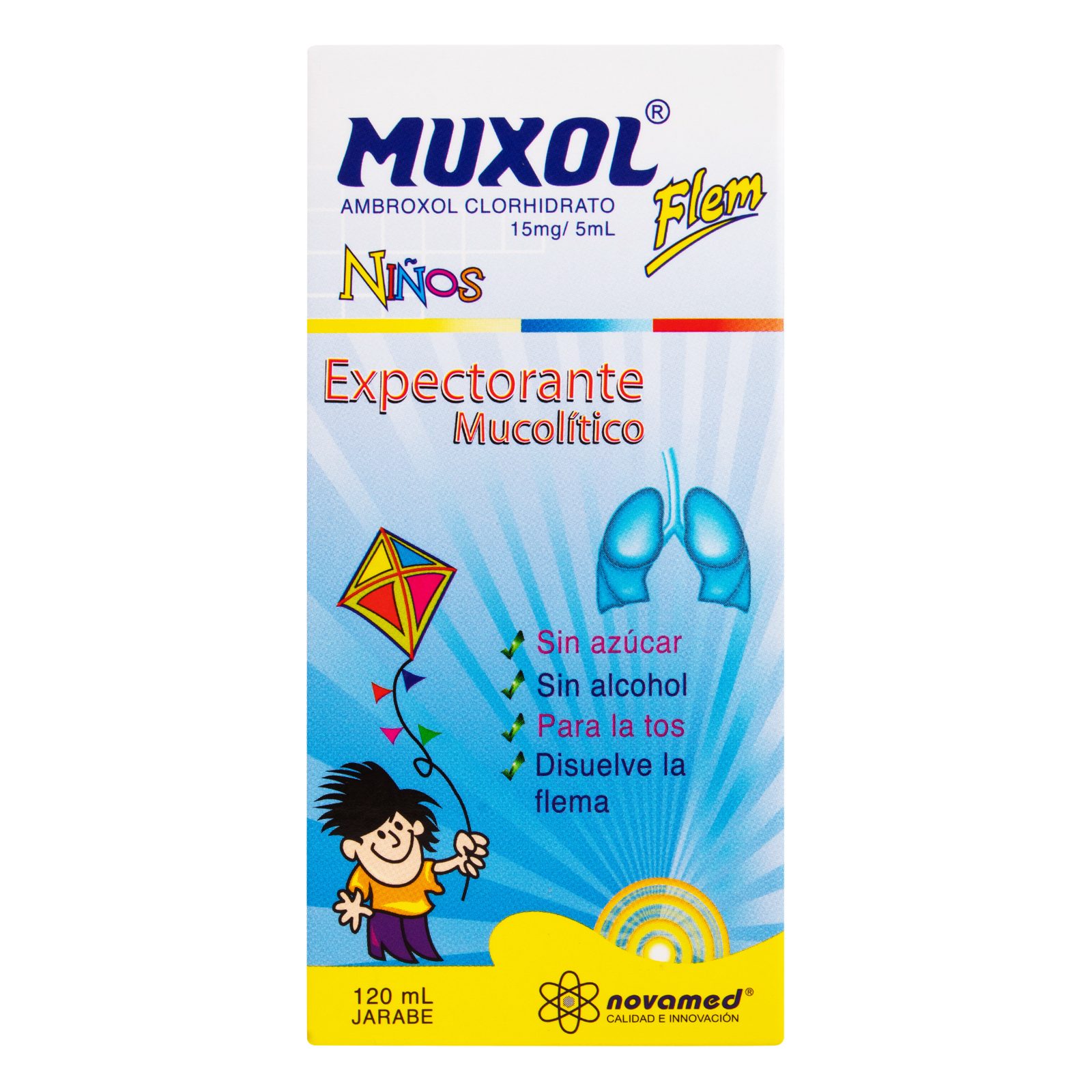 Muxol Flem Niños Jarabe Ambroxol 120 ml
