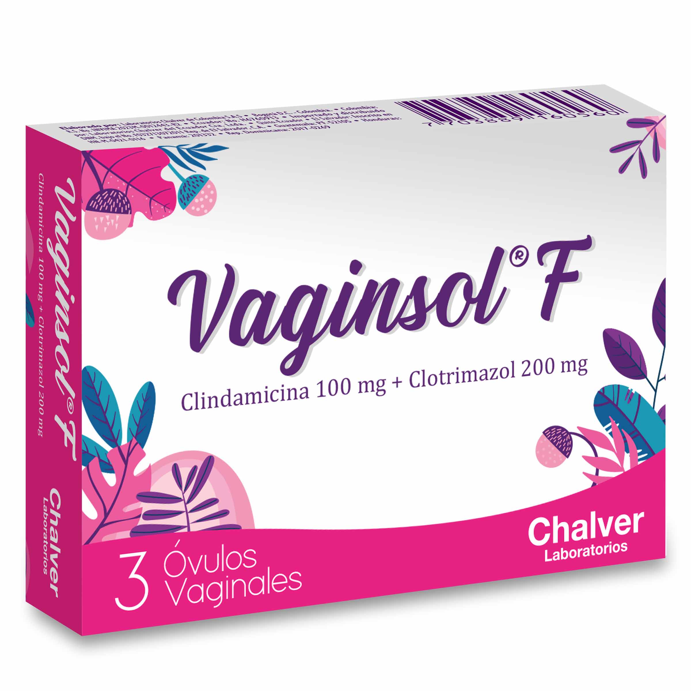 Vaginsol F Ovulos 3 und con aplicadores