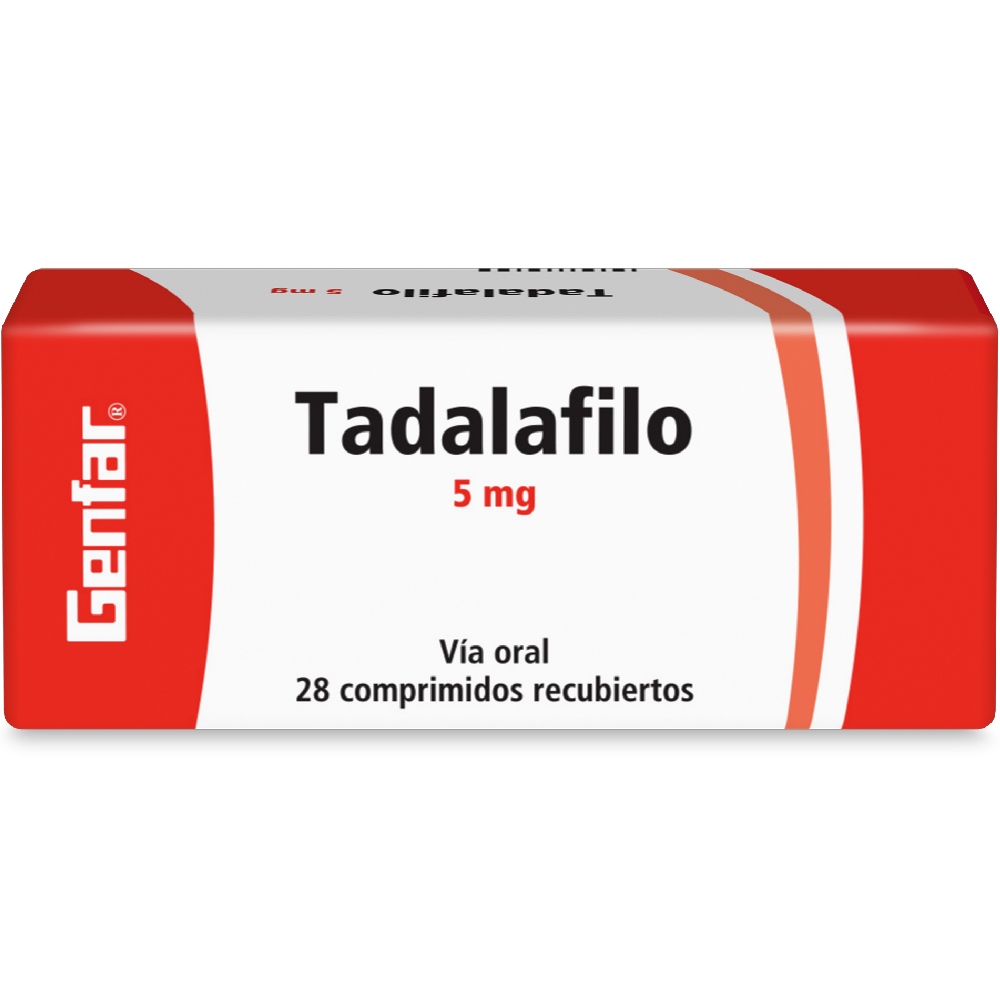 Tadalafilo 5 mg - 28 comprimidos GF