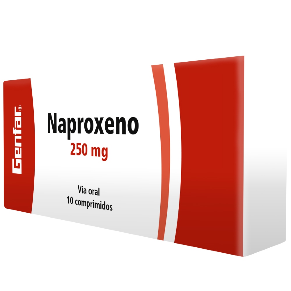 Naproxeno 250 mg – 10 cápsulas | Genfar