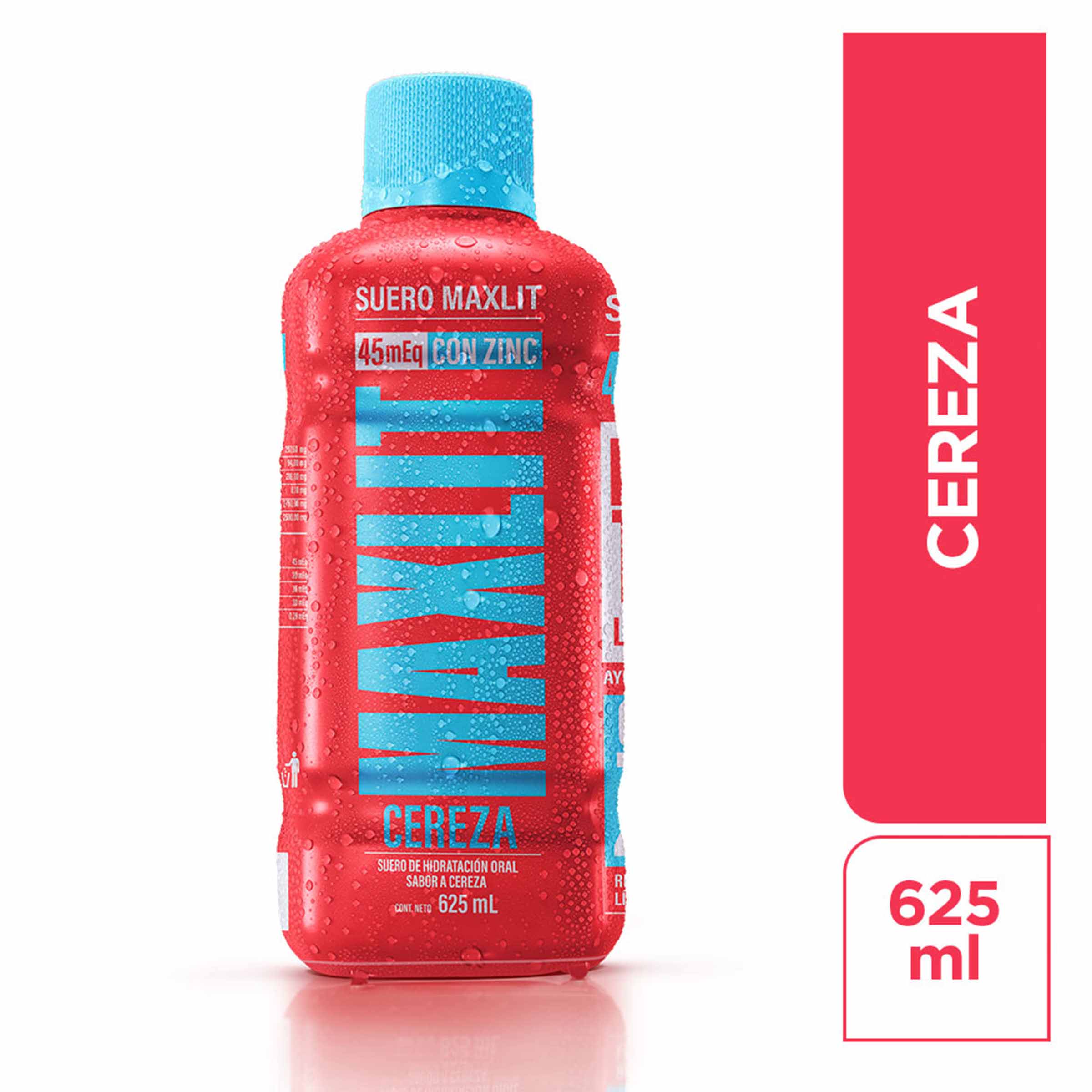 Suero hidratante facial MaxLit cereza 625 ml