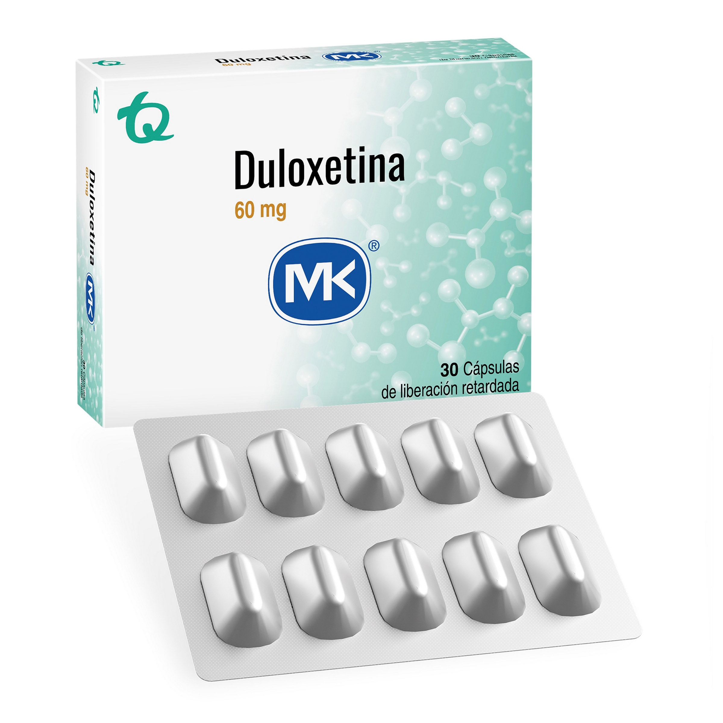 Duloxetina 60 mg, 30 tabletas – Tecnoquímicas