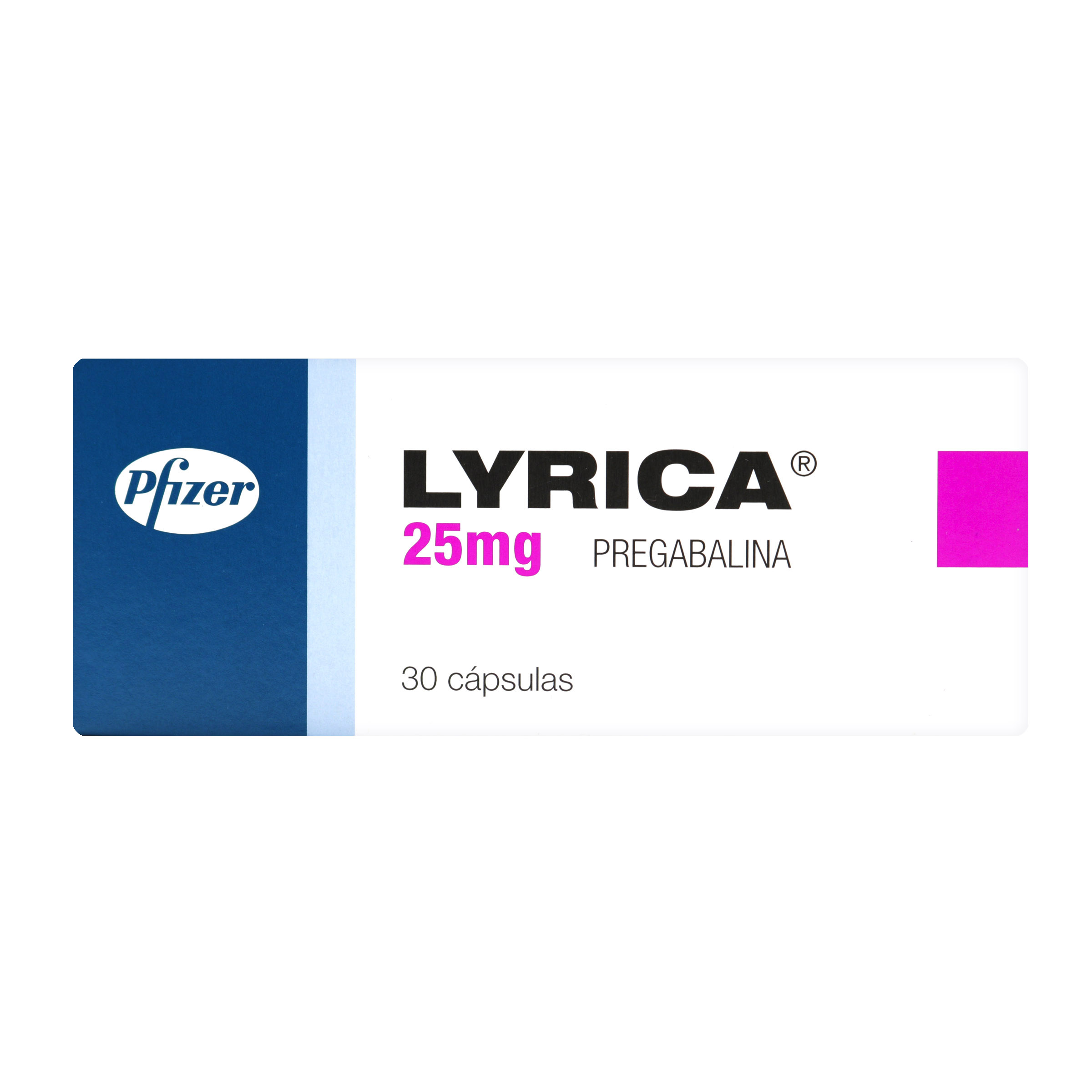 LYRICA 25 mg – 30 cápsulas (pregabalina)