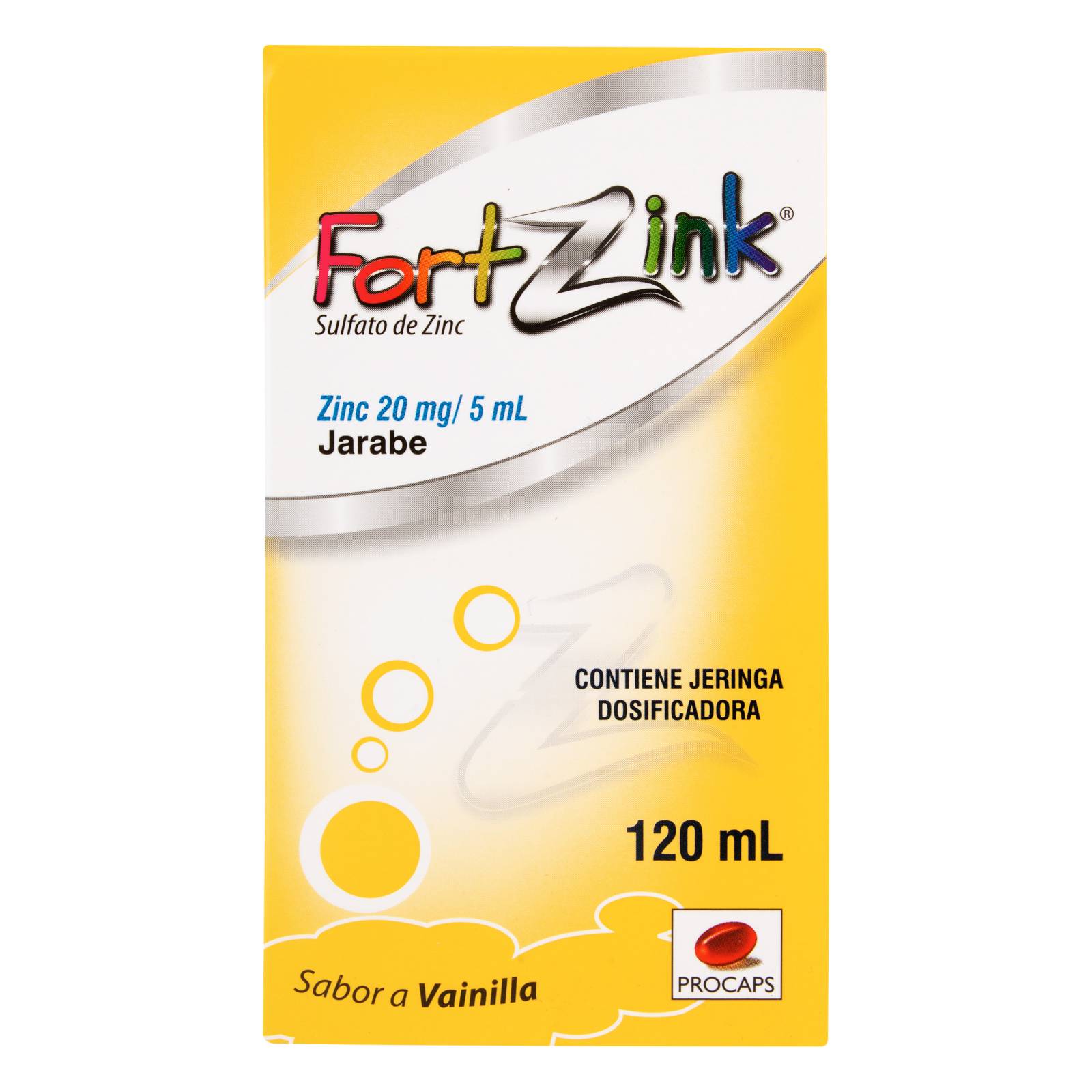 FORTZINK Jarabe 20 mg/5 ml – 120 ml
