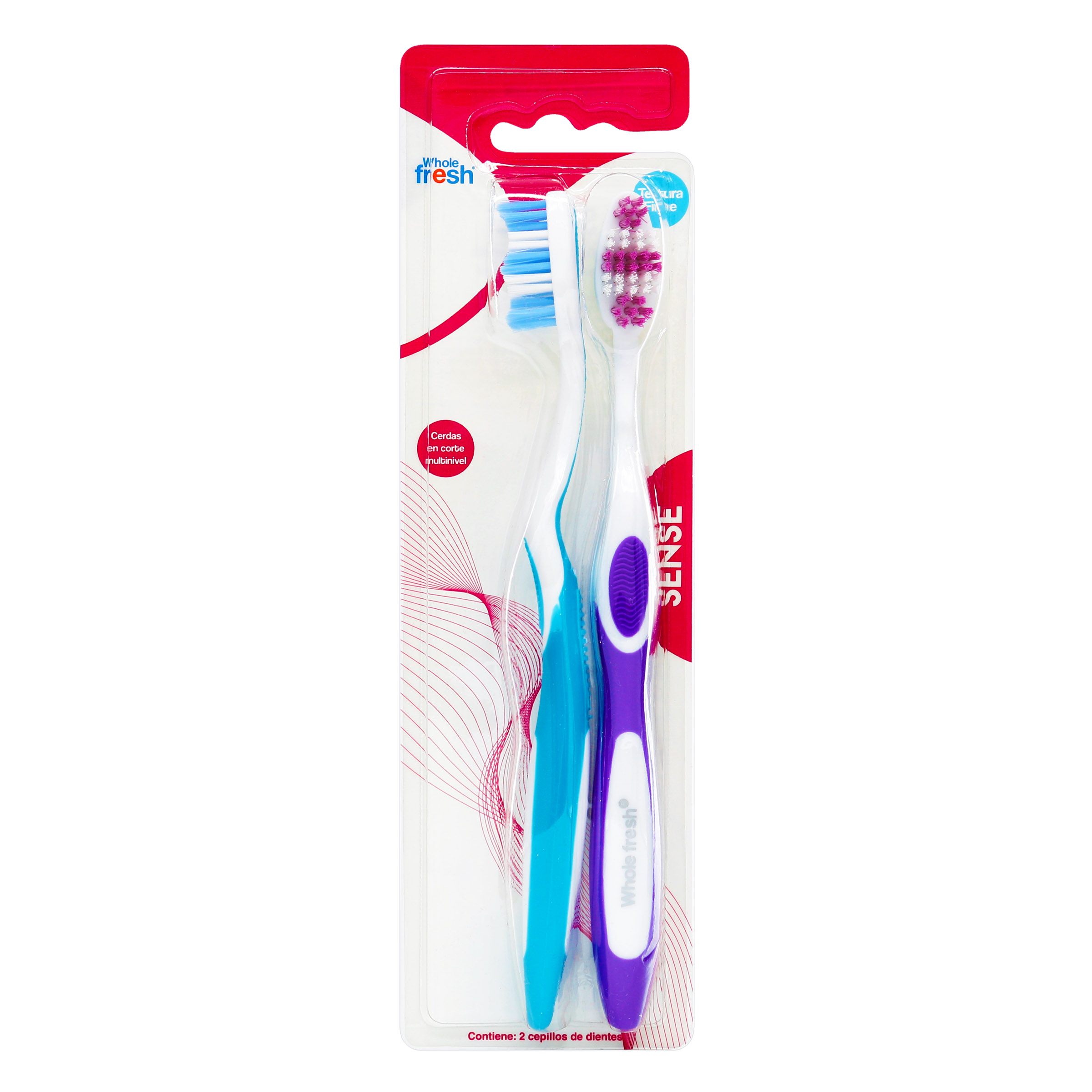 Cepillo dental Whole Fresh Sense Duro 2x1 | ICOM