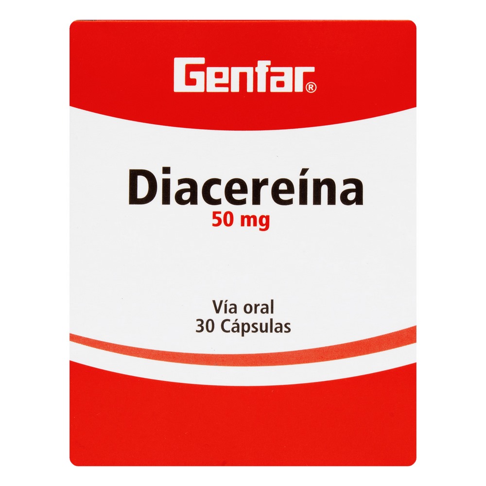 DIACEREINA 50 MG 30 CAPSULAS - GENFAR S.A.