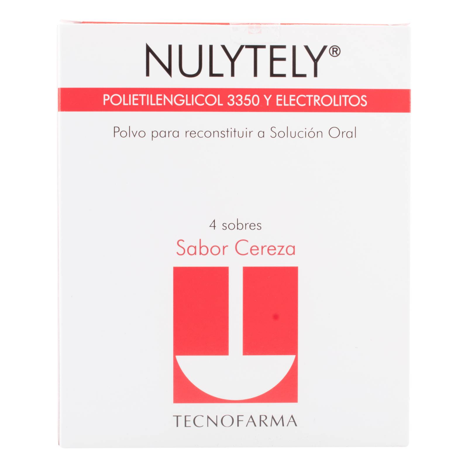 Nulytely Cereza 4 sobres – Polietilenglicol (PEG 3350)