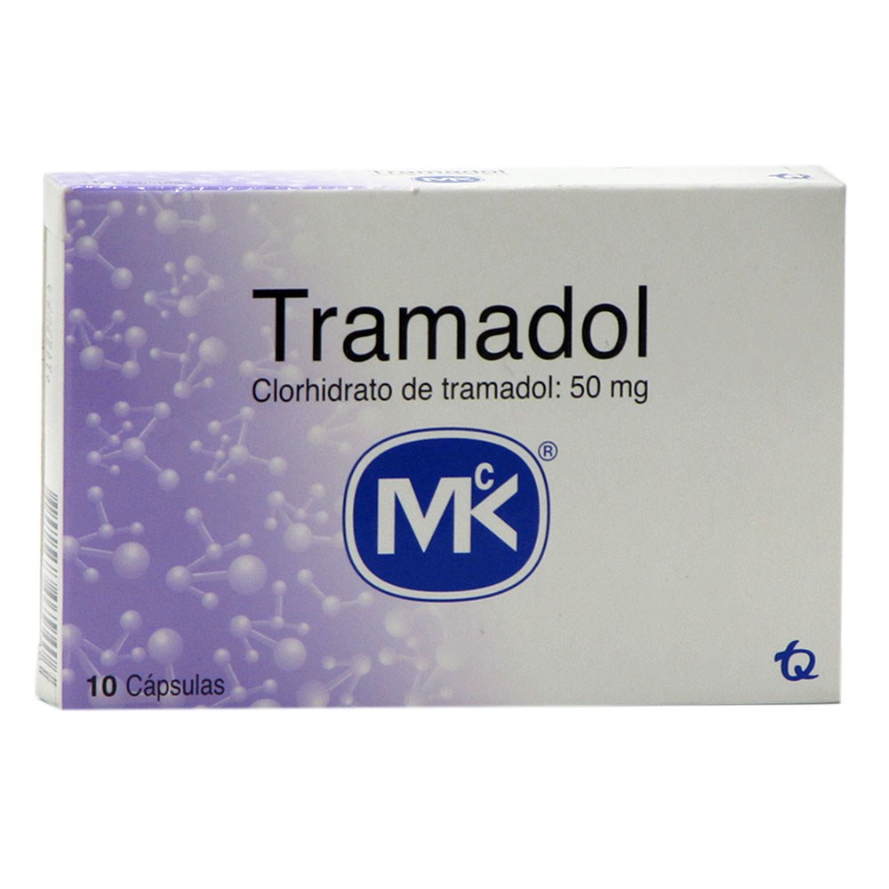 Tramadol 50 mg – 10 cápsulas MK Tramadol
