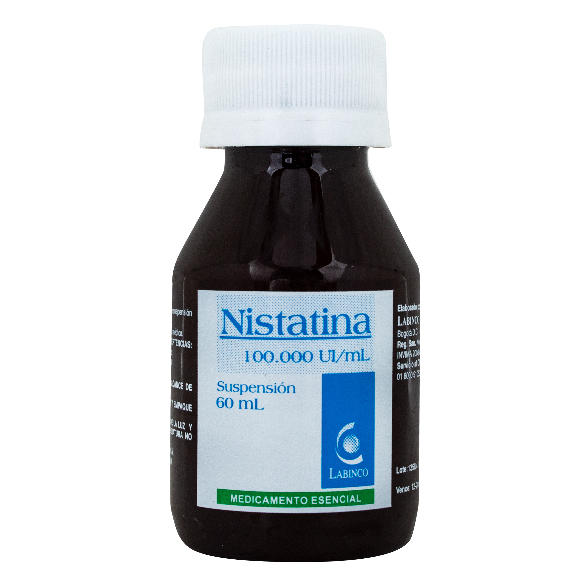 Nistatina suspensión 60 ml