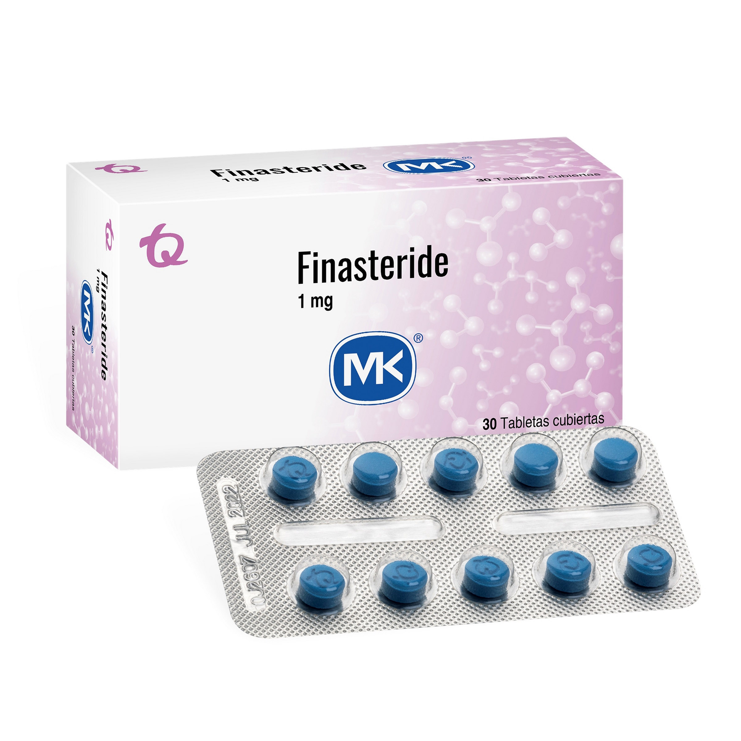Finasteride 1 mg – 30 tabletas MK Finasteride
