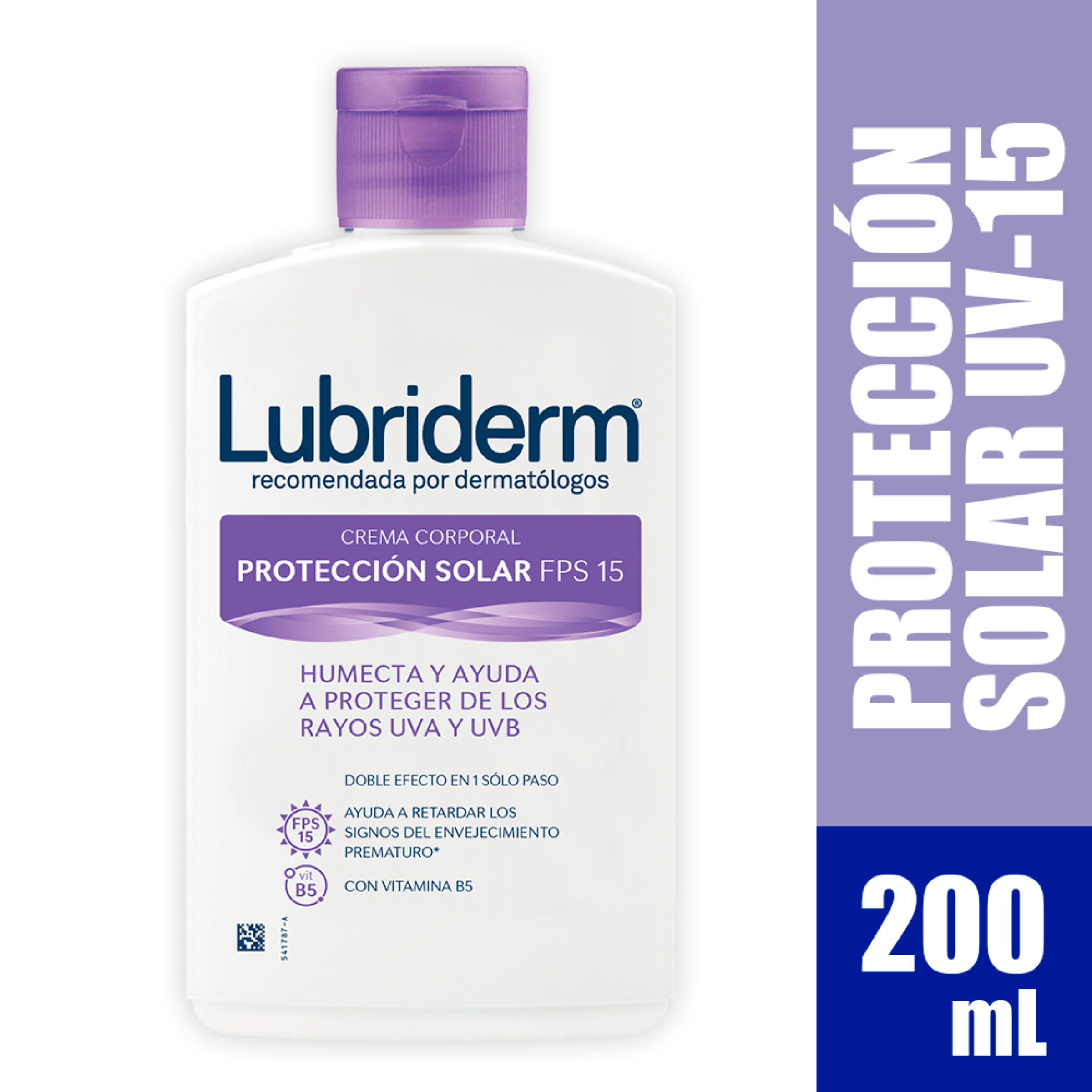 Lubriderm Loción SPF 15 200 ml - Cuidado de la Piel