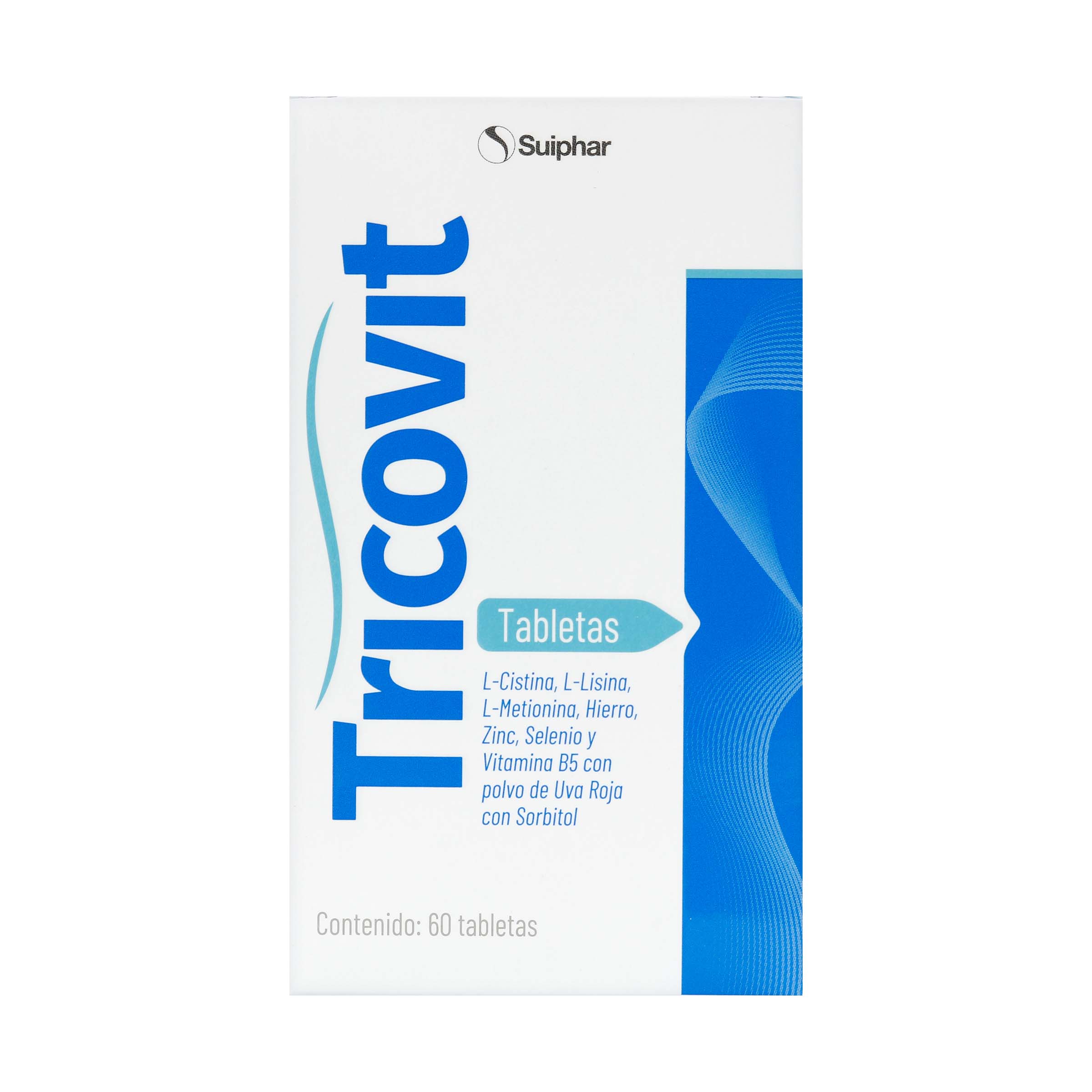 TRICOVIT 60 tabletas – Vitaminas capilares (mega-cistin) PROCAPS S.A.