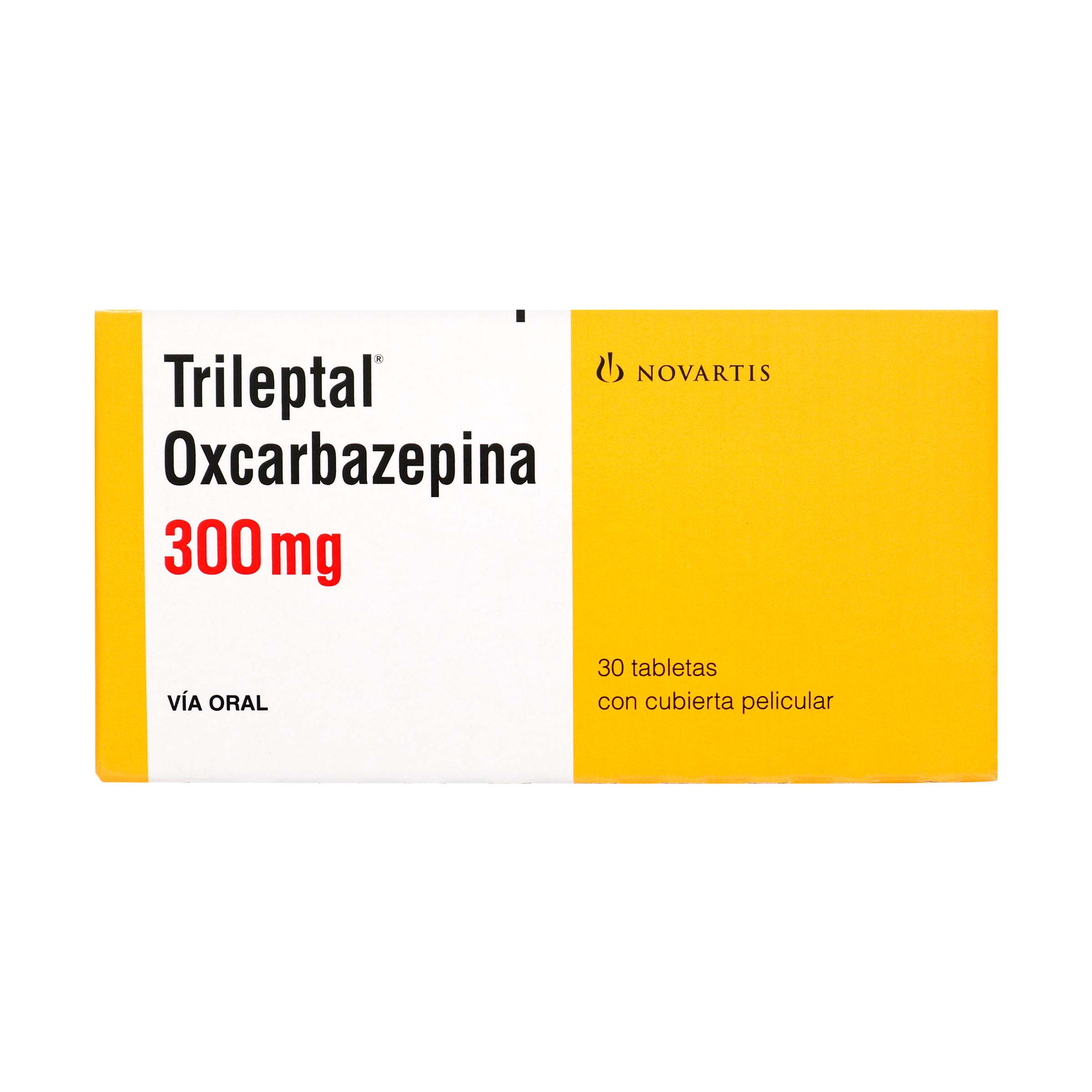 Oxcarbazepina 300 mg 30 tabletas (Trileptal)