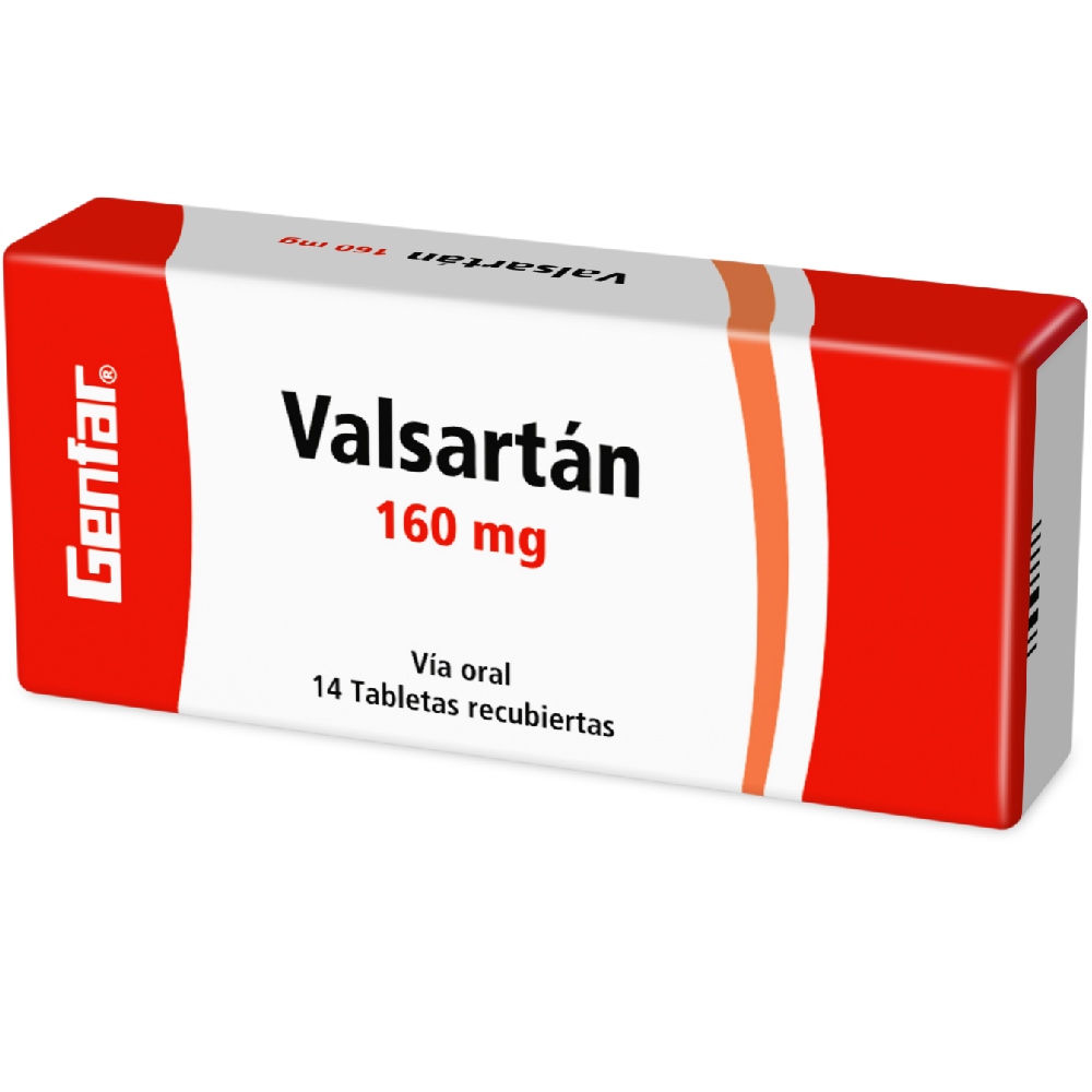 VALSARTÁN 160 MG – 14 TABLETAS (GENFAR)
