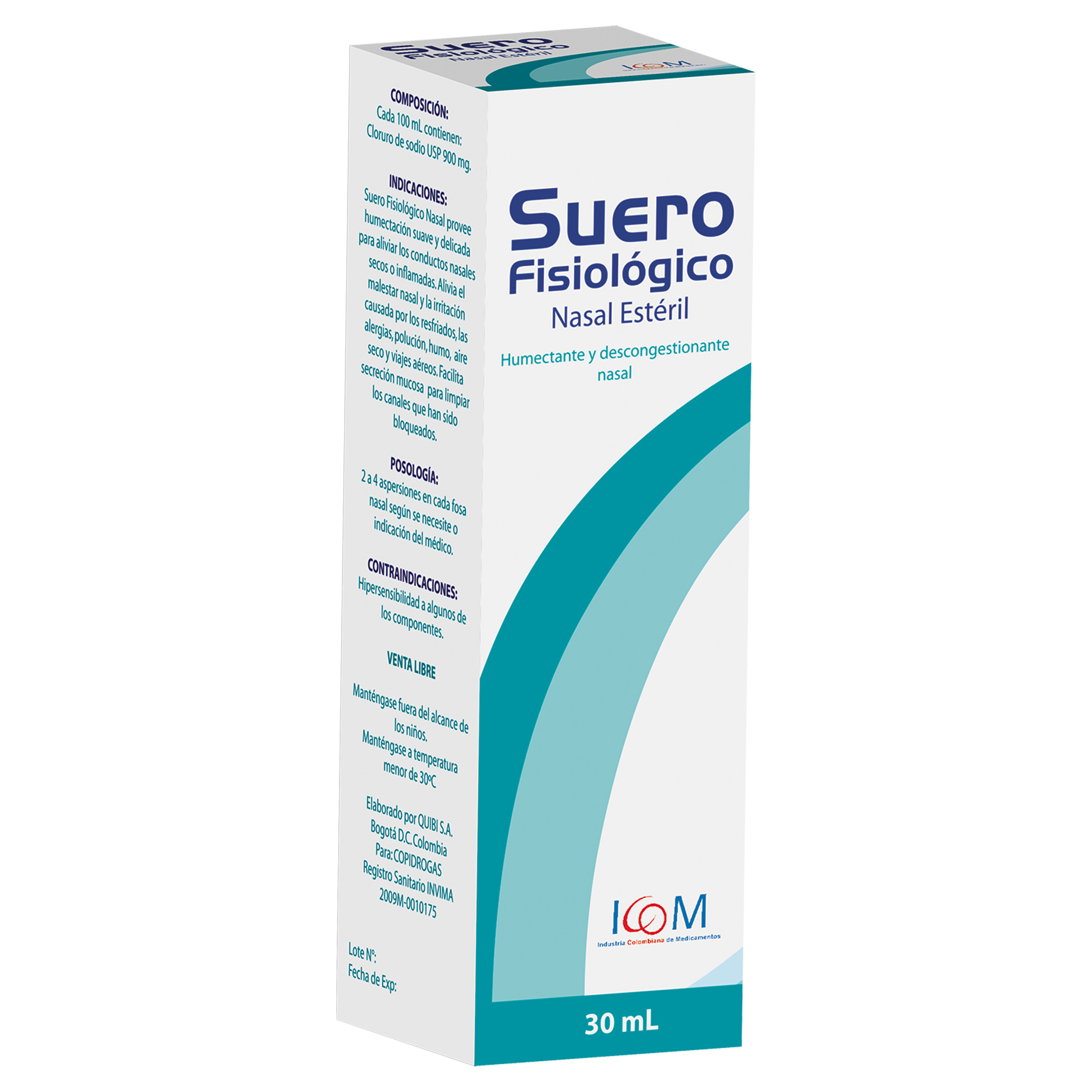 Suero fisiológico nasal Spray 30 ml - ICOM