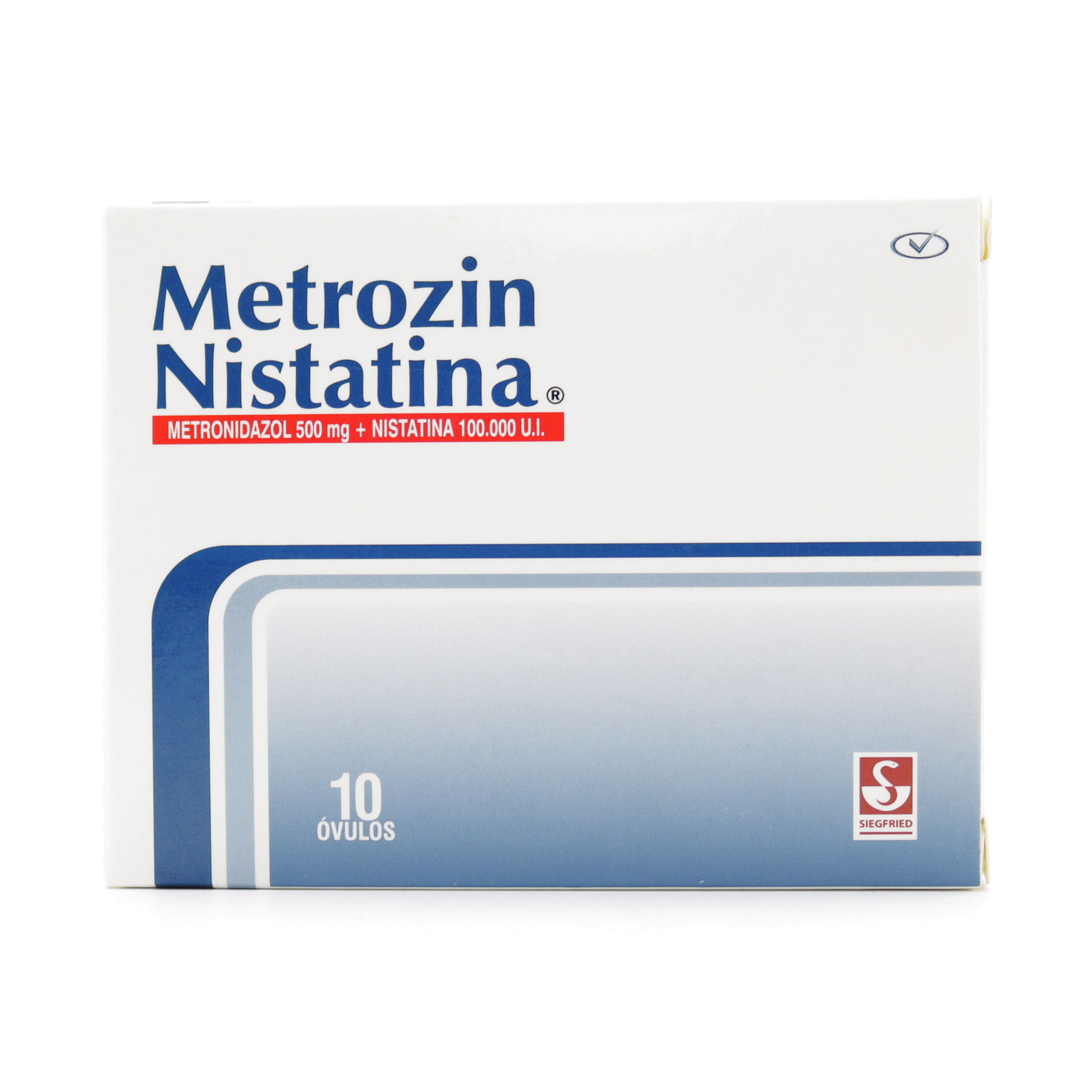 METROZIN NISTATINA 500 mg – 10 Óvulos