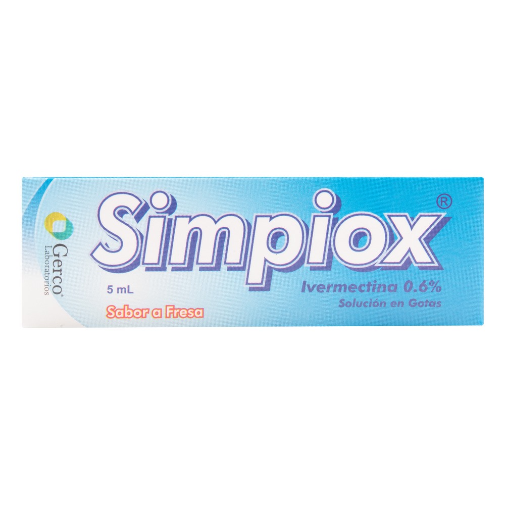 Simpiox 0.6% Ivermectina Gotas 5 ml