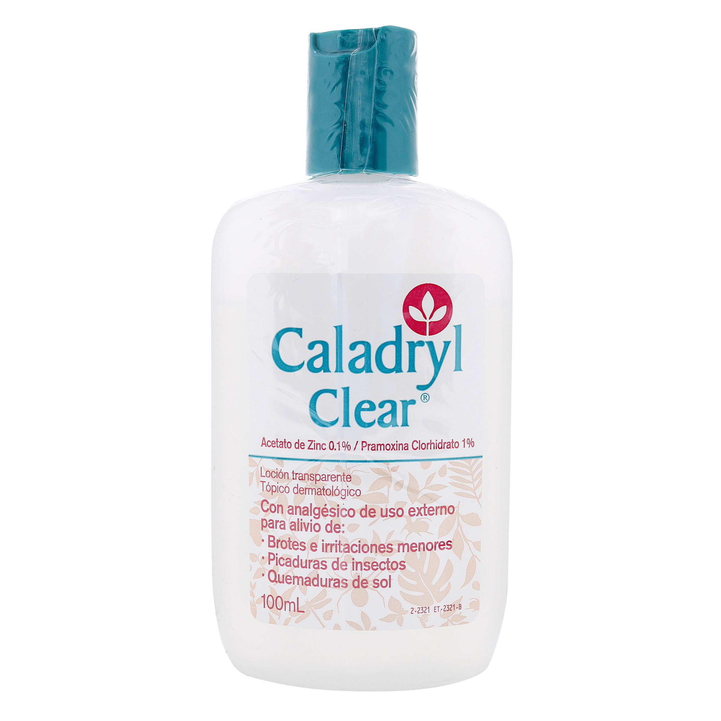 Caladryl Clear 100 ml – Pramoxina clorhidrato y Óxido de Zinc