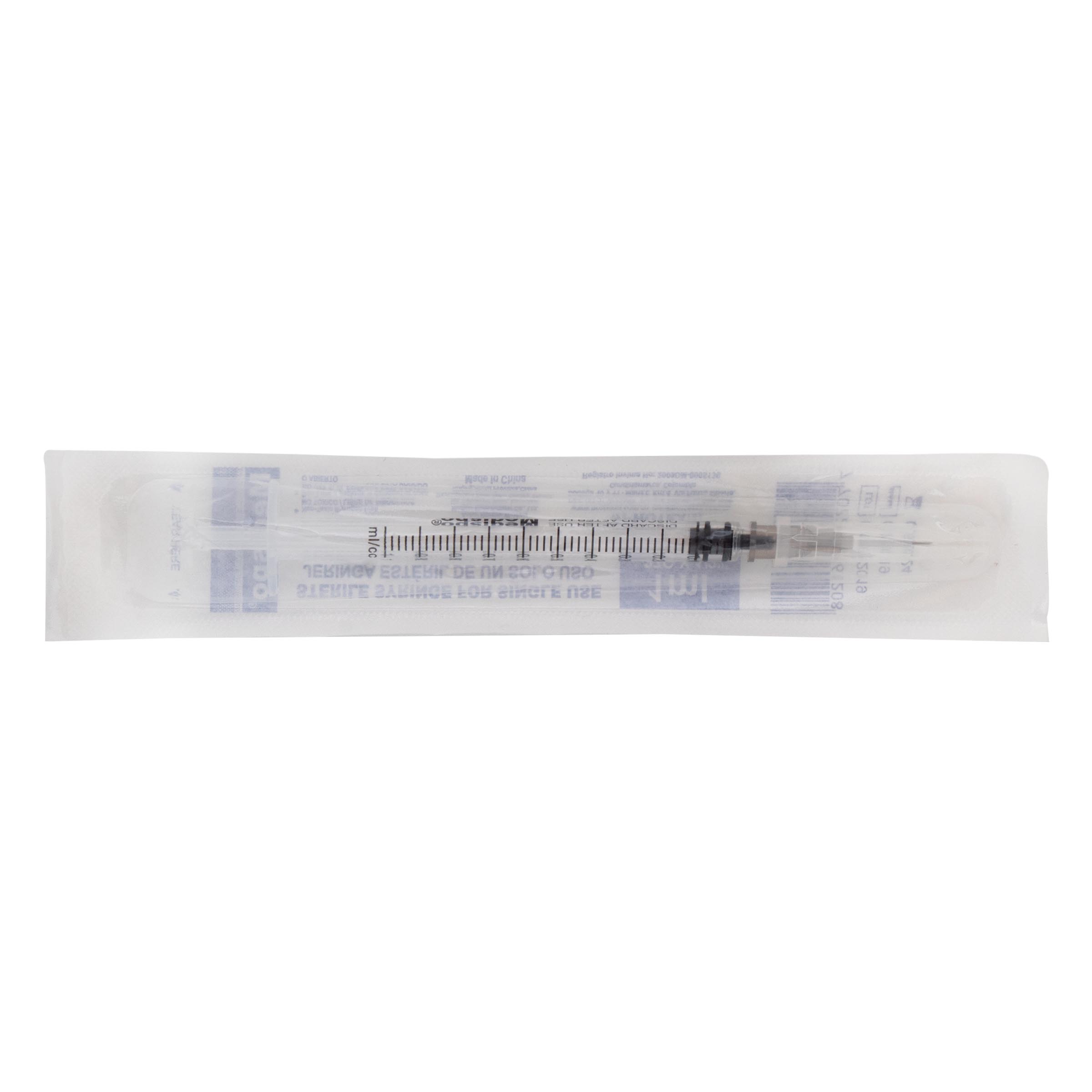 Jeringa Medispo Insulina 1 ml 27x1/2 tapa naranja