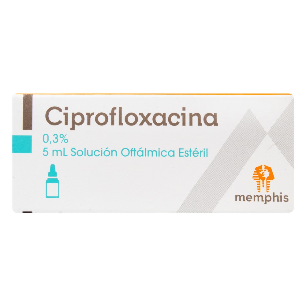 Ciprofloxacina 0.3% Gotas Oftálmicas 5 ml (MP)