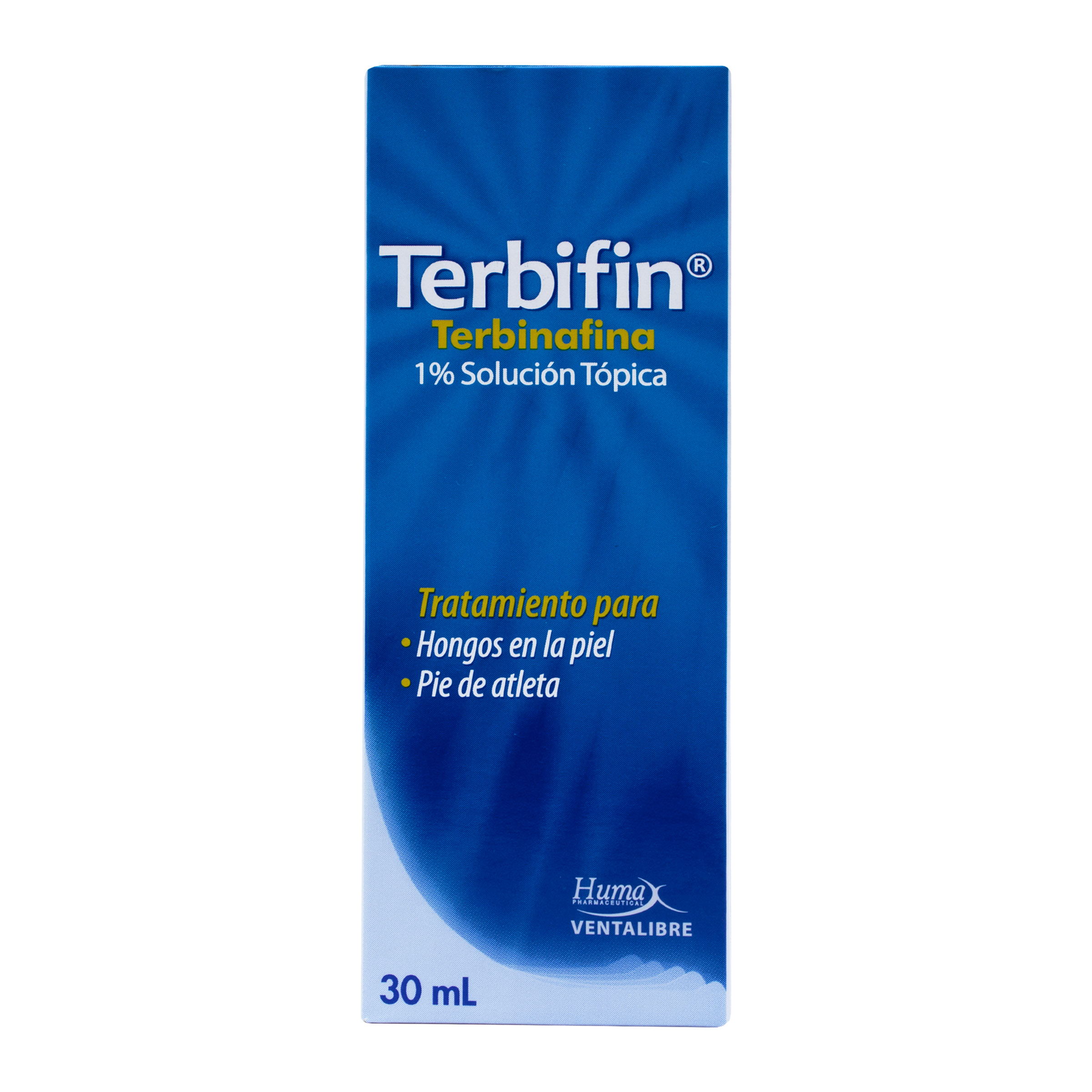 Terbinafina 1% solución tópica 30 ml - Humax