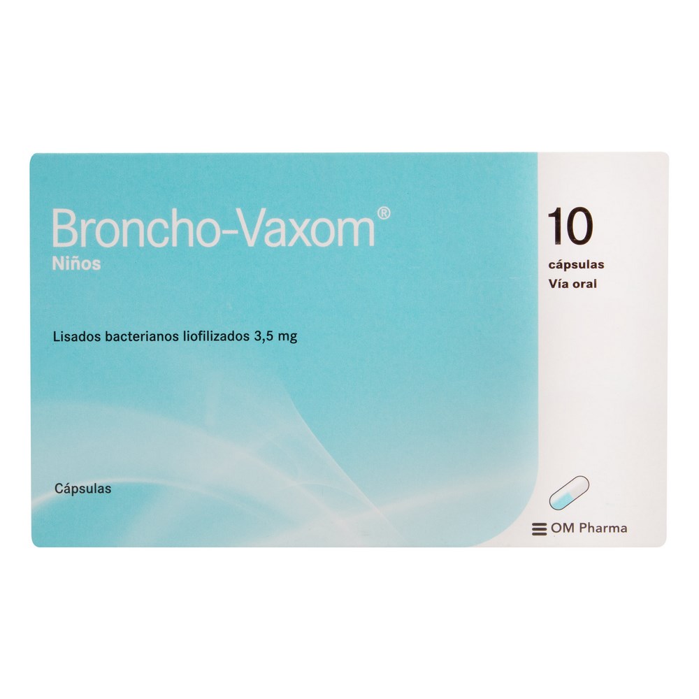 Broncho-Vaxom Niños – 10 cápsulas de lisados bacterianos