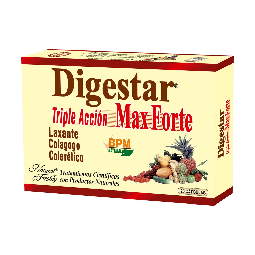 Digestar Max Forte - 20 cápsulas (psyllium)