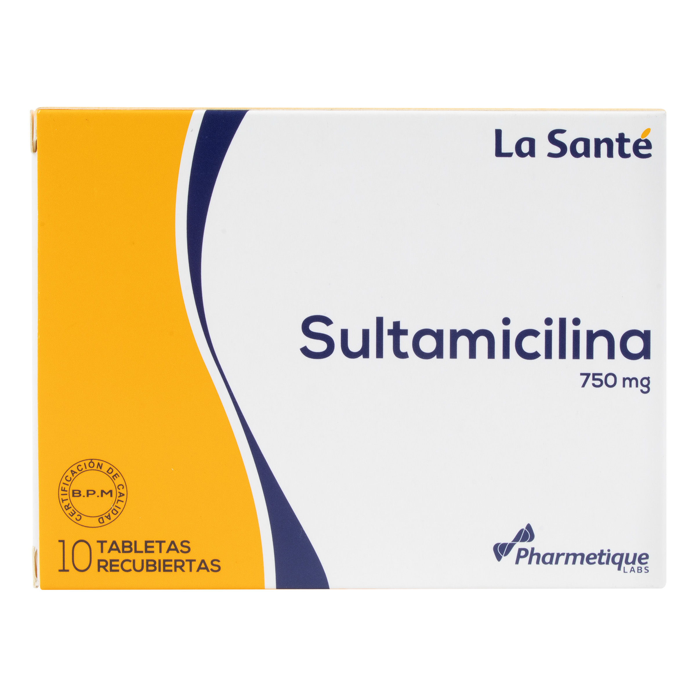 Sultamicilina 750 mg - 10 tabletas | LA SANTE