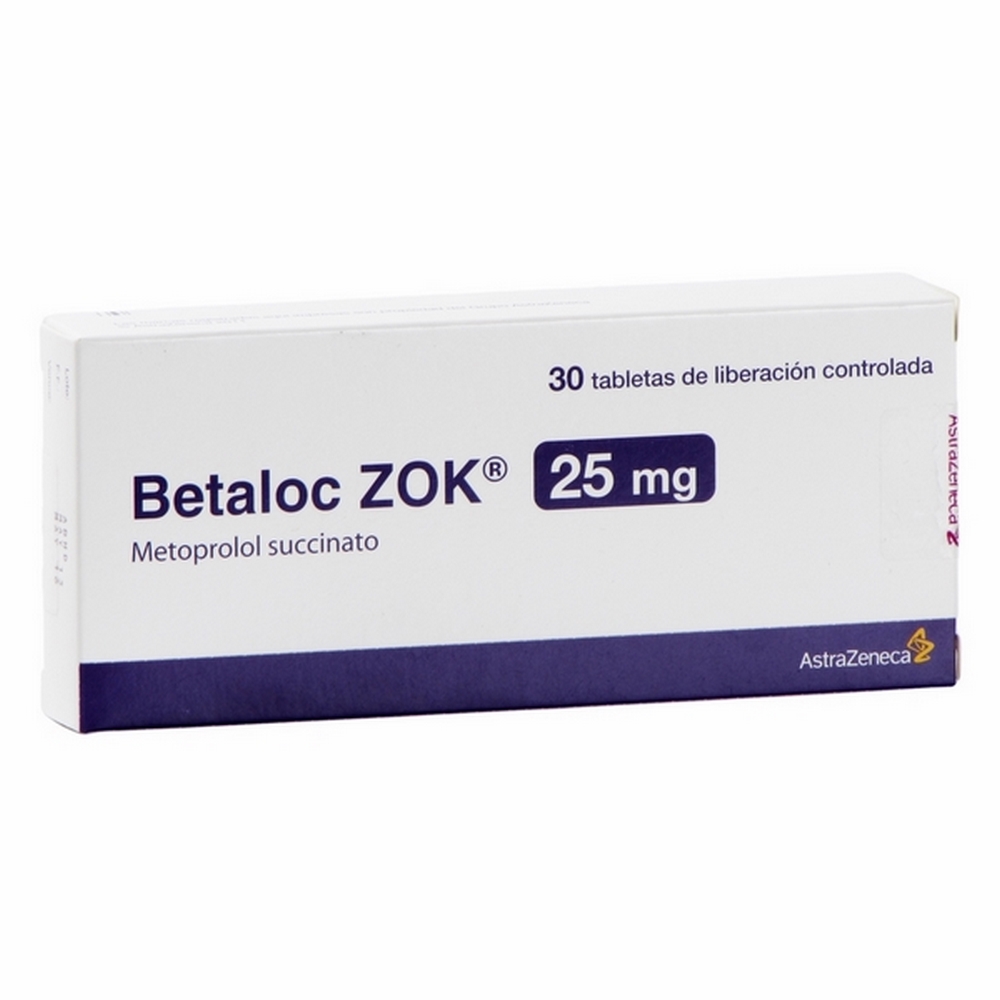 Betaloc ZOK 25 mg – 30 tabletas