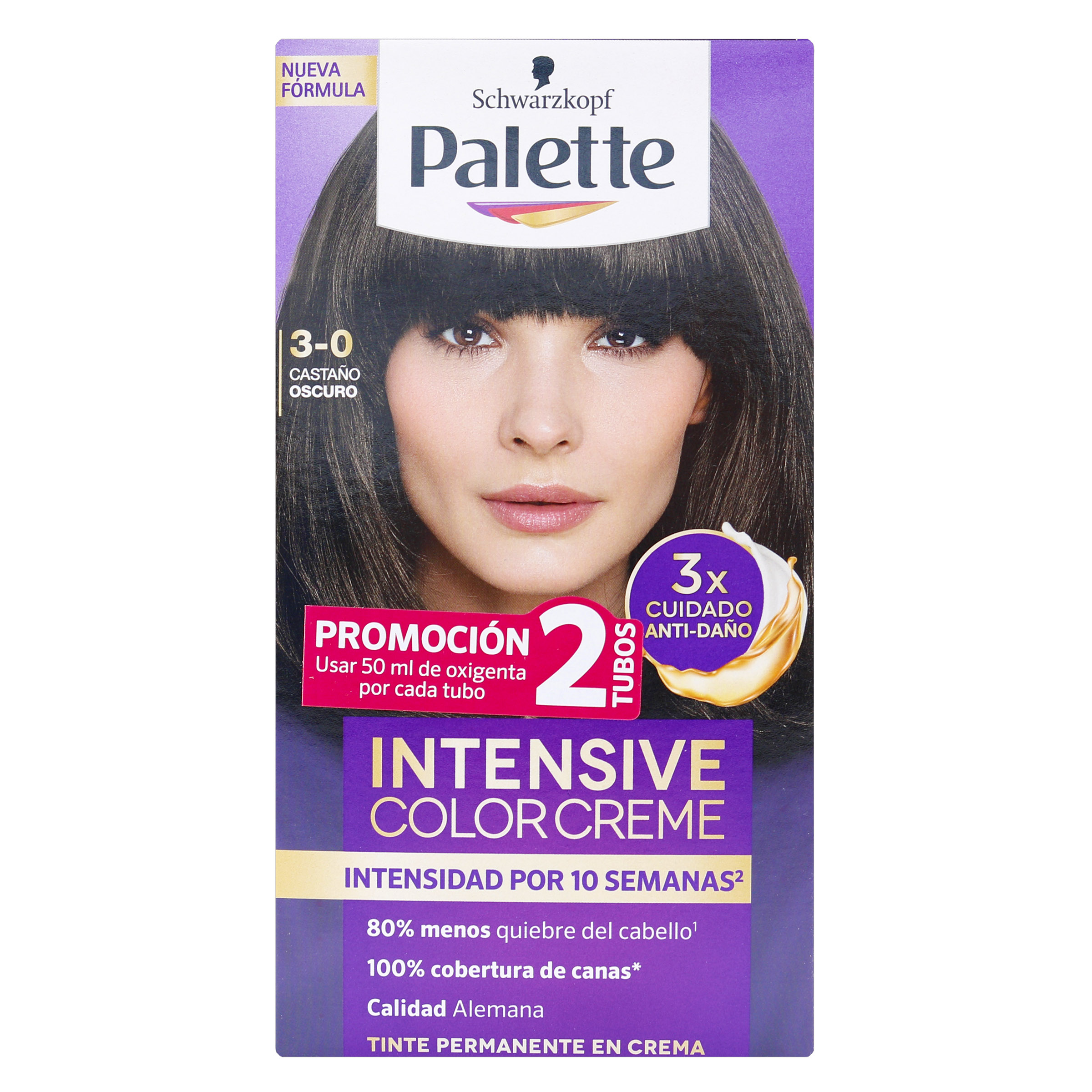 Paleta Color Cre Kit 3-0 Cas. Oscuro + D.T Tintes