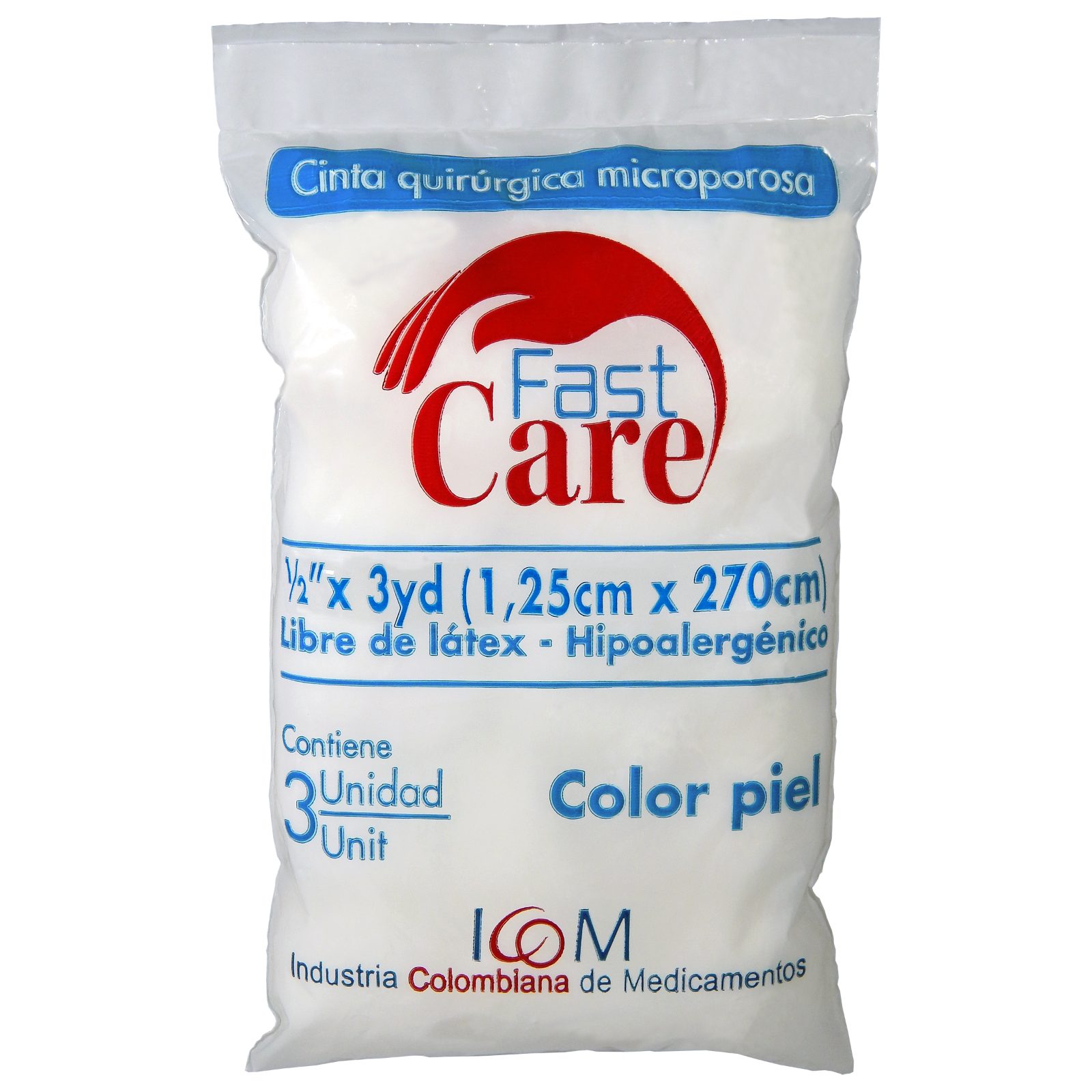 MicroPore Piel Fast Care Esparadrapos 1/2 x 3 cm (3 uds)