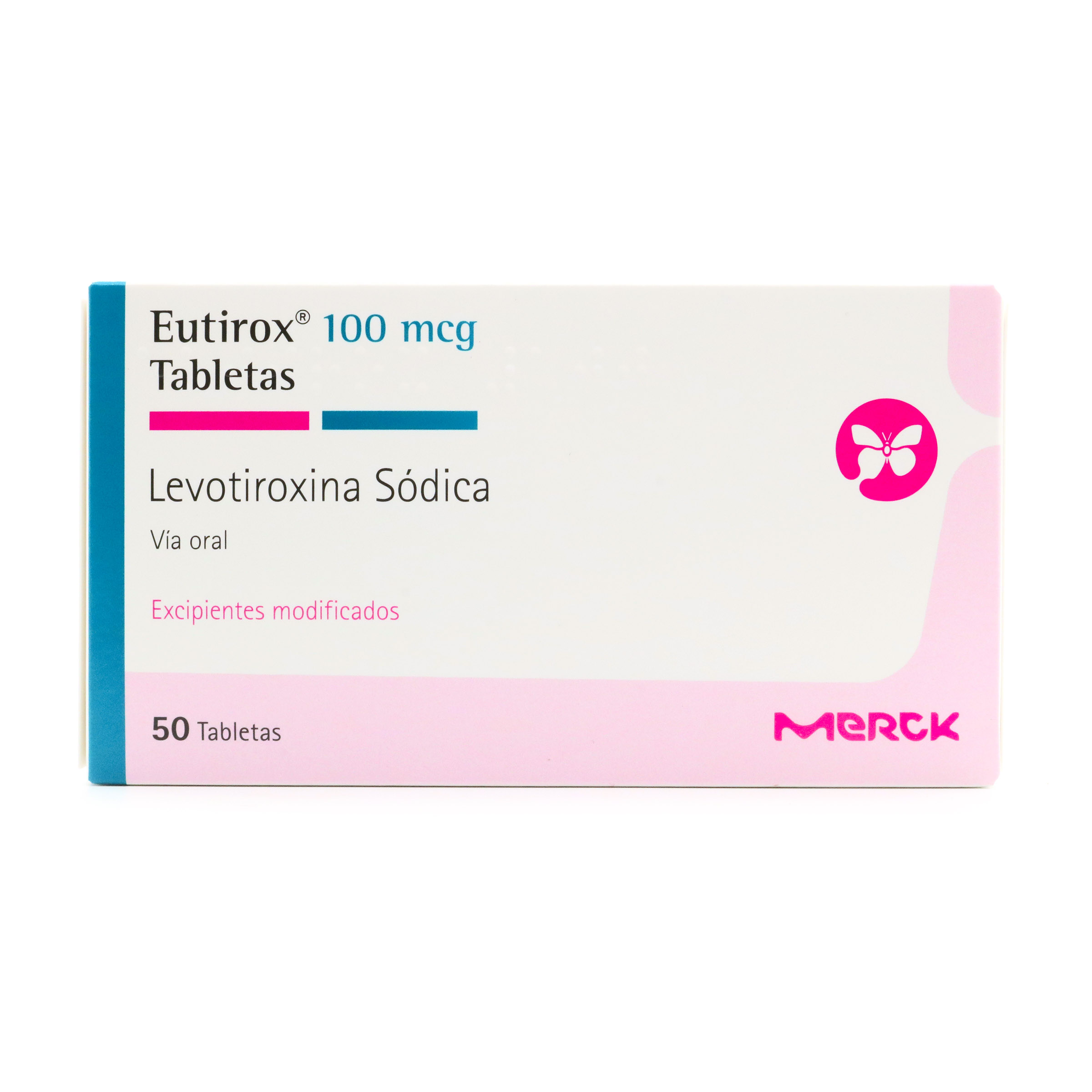 Eutirox 100 mcg 50 tabletas – Levotiroxina sodica