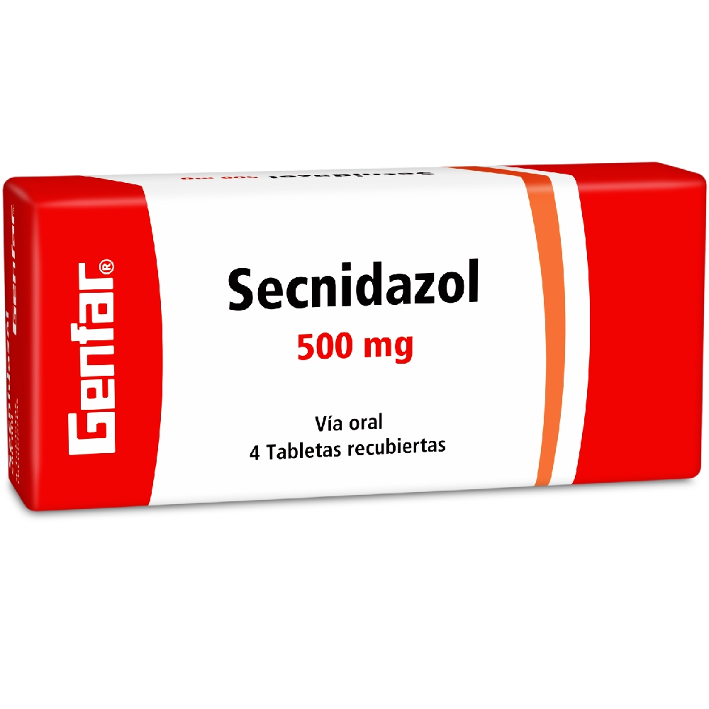 Secnidazol 500 mg – 4 tabletas GENFAR