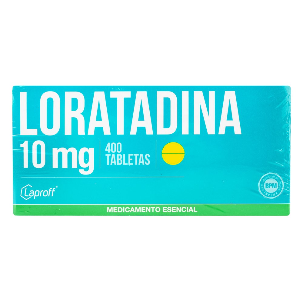 Loratadina 10 mg – 400 Tabletas LAPROFF