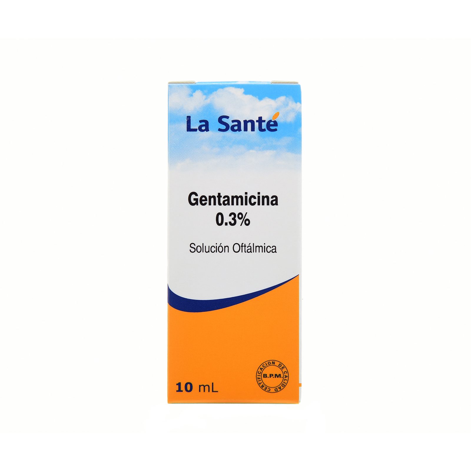 Gentamicina 0.3% Oftálmica 10 mL