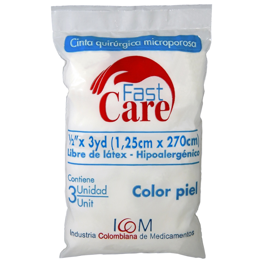 MicroPore Piel Fast Care Esparadrapos 1/2 x 3 cm (3 uds)