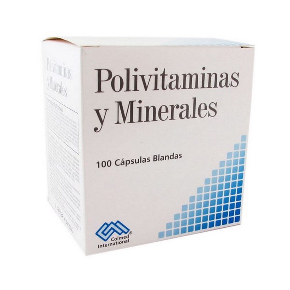 Polivitaminas y minerales 100 cápsulas (PROCAPS)