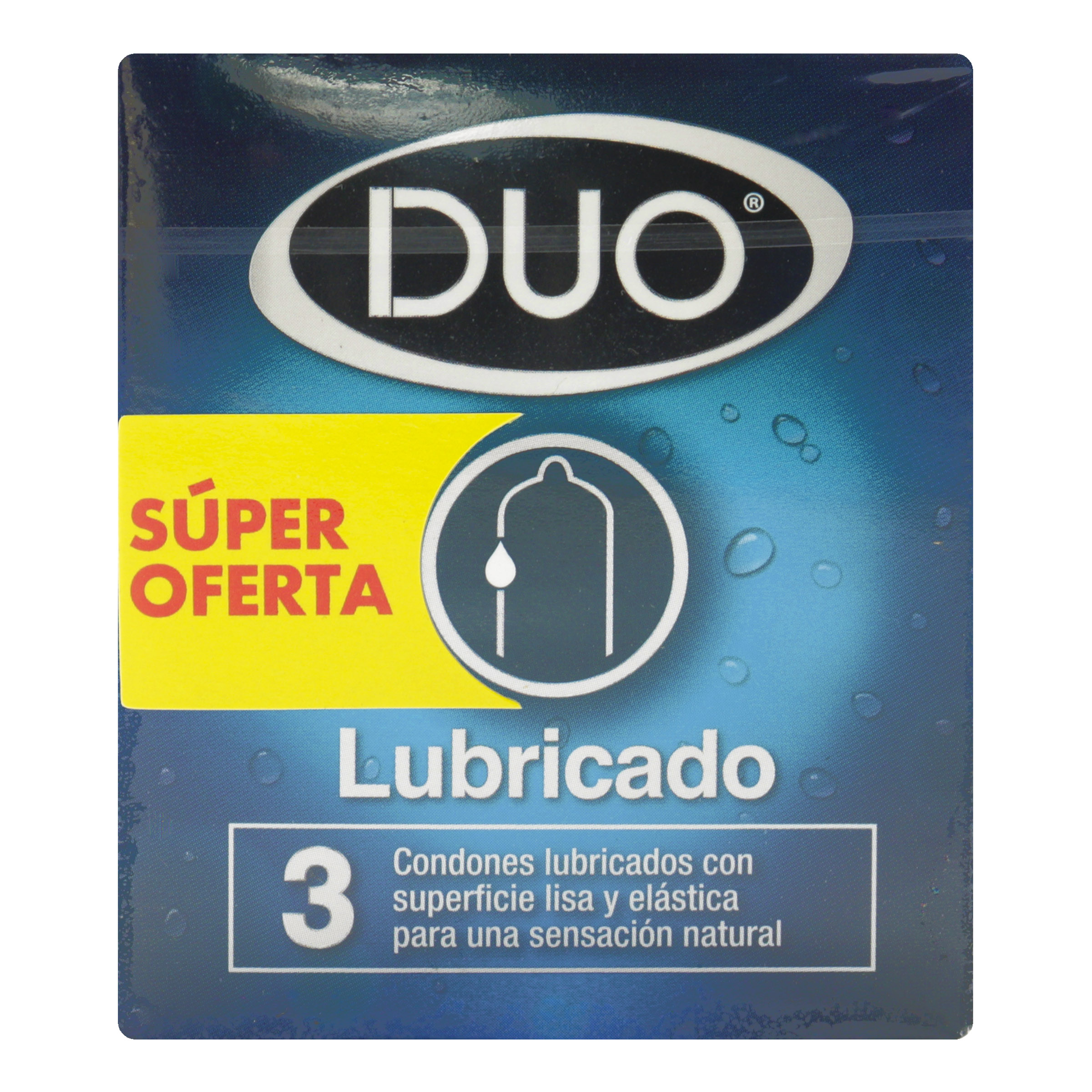 Preservativos Duo Normal Lubricados – 3 unidades