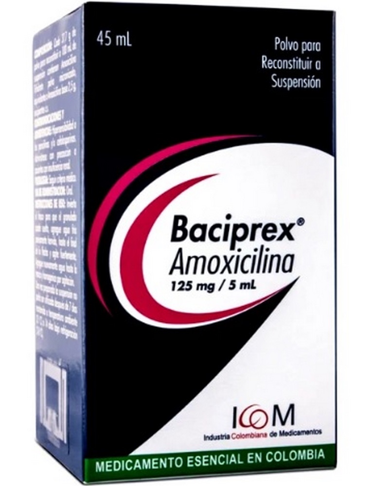 Amoxicilina BACIPREX 500 mg – 50 cápsulas (ICOM)