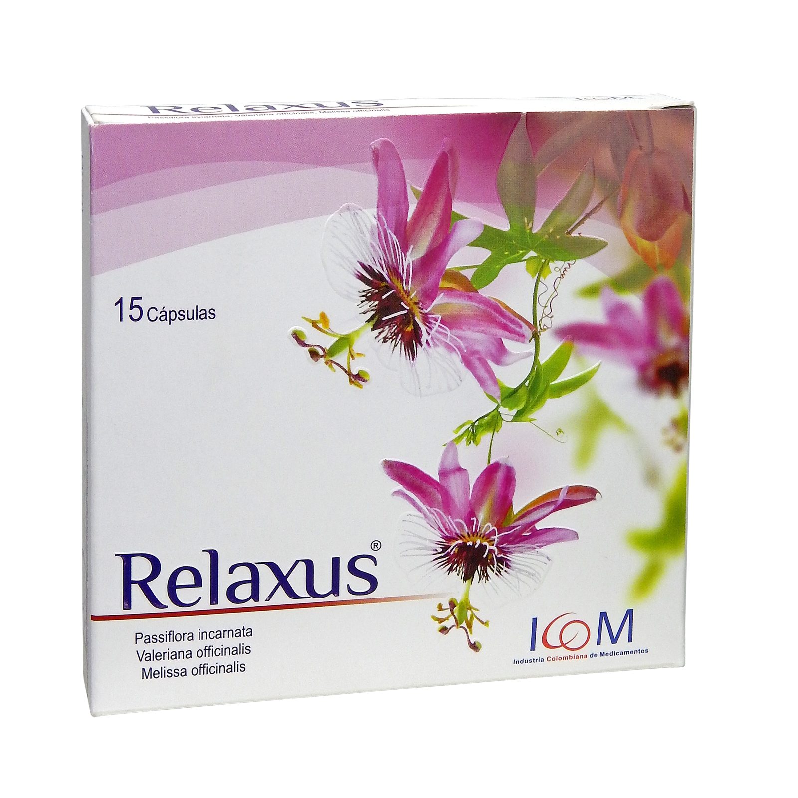 Relaxus Pasiflora Valeriana - 15 cápsulas | ICOM