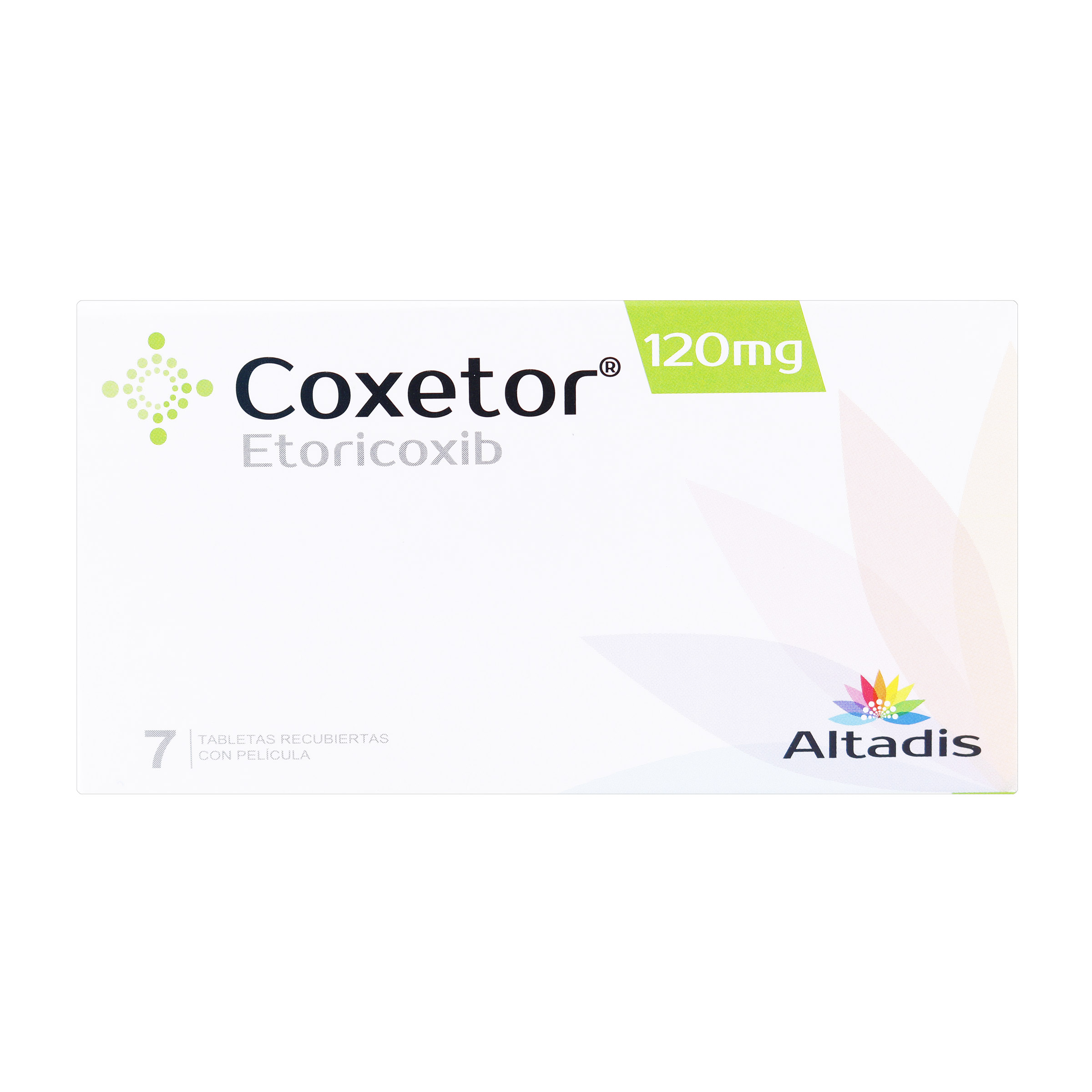 Coxetor 120 mg – Etoricoxib, 7 tabletas