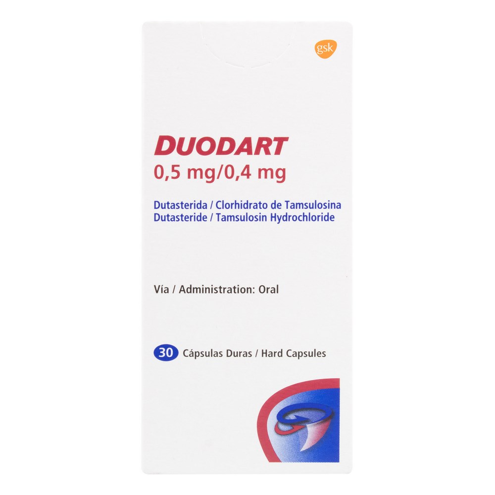 Duodart 0.5/0.4 mg – 30 cápsulas
