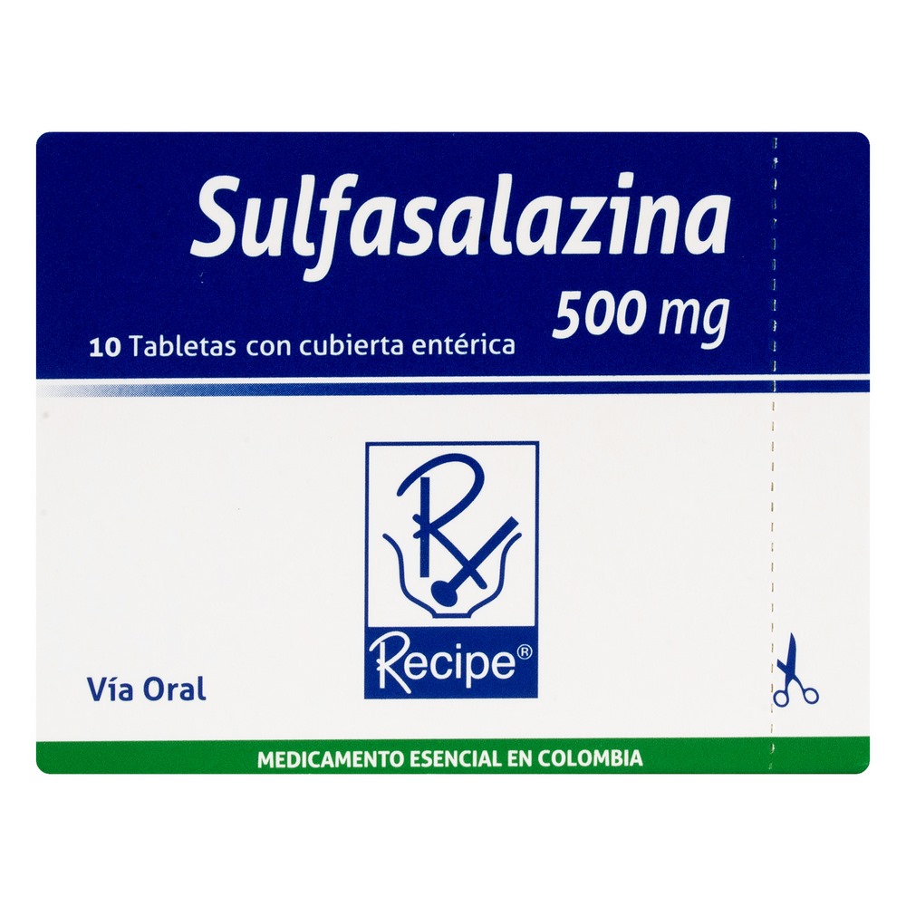 Sulfasalazina 500 mg 10 tabletas | Bussie