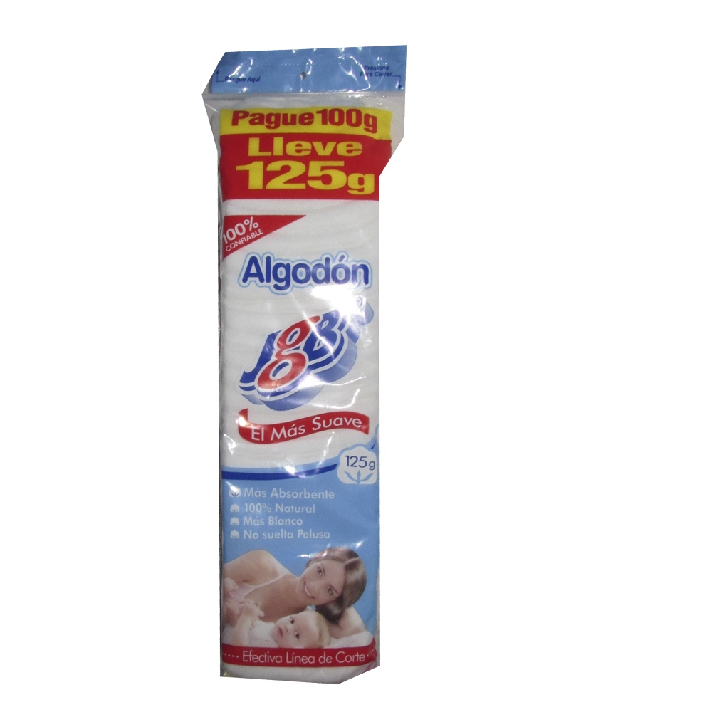 Algodón Zig Zag JGB - 125 unidades
