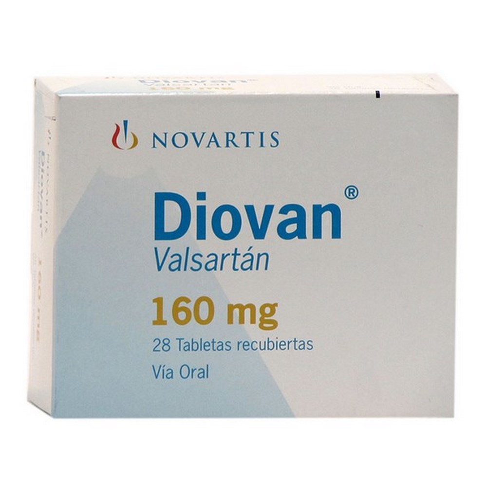 Diovan 160 mg – 28 tabletas (valsartán)